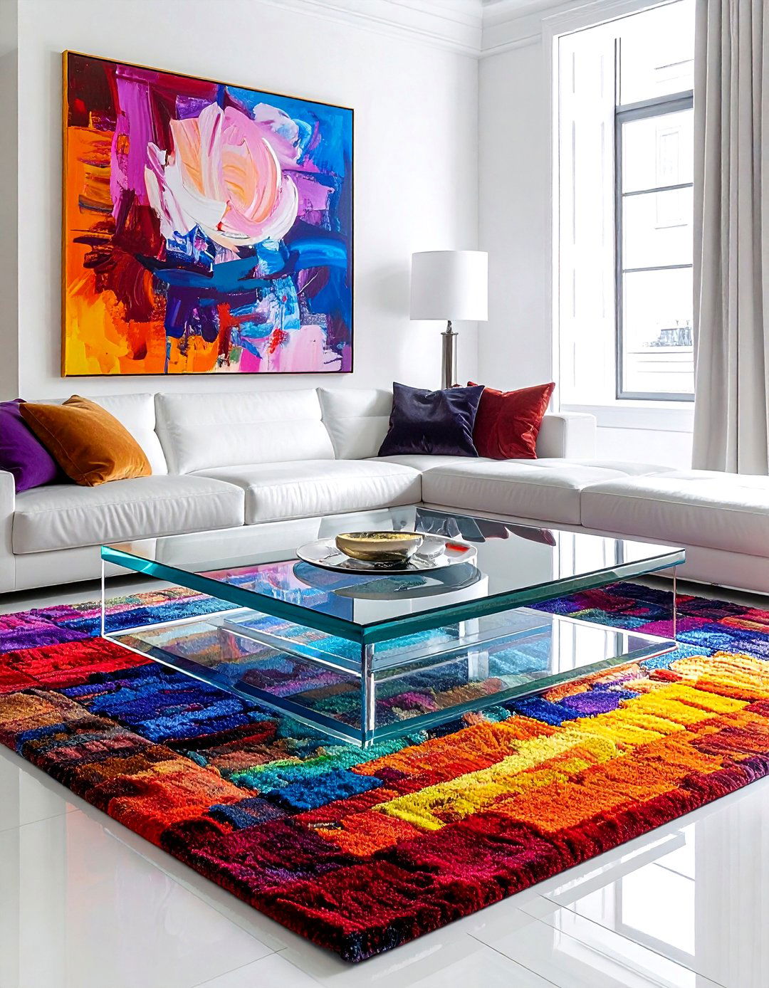 Acrylic Square Coffee Table - 30 living room square coffee tables