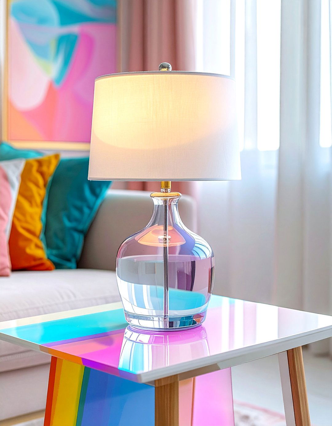 Acrylic Table Lamp - 30 table lamp ideas