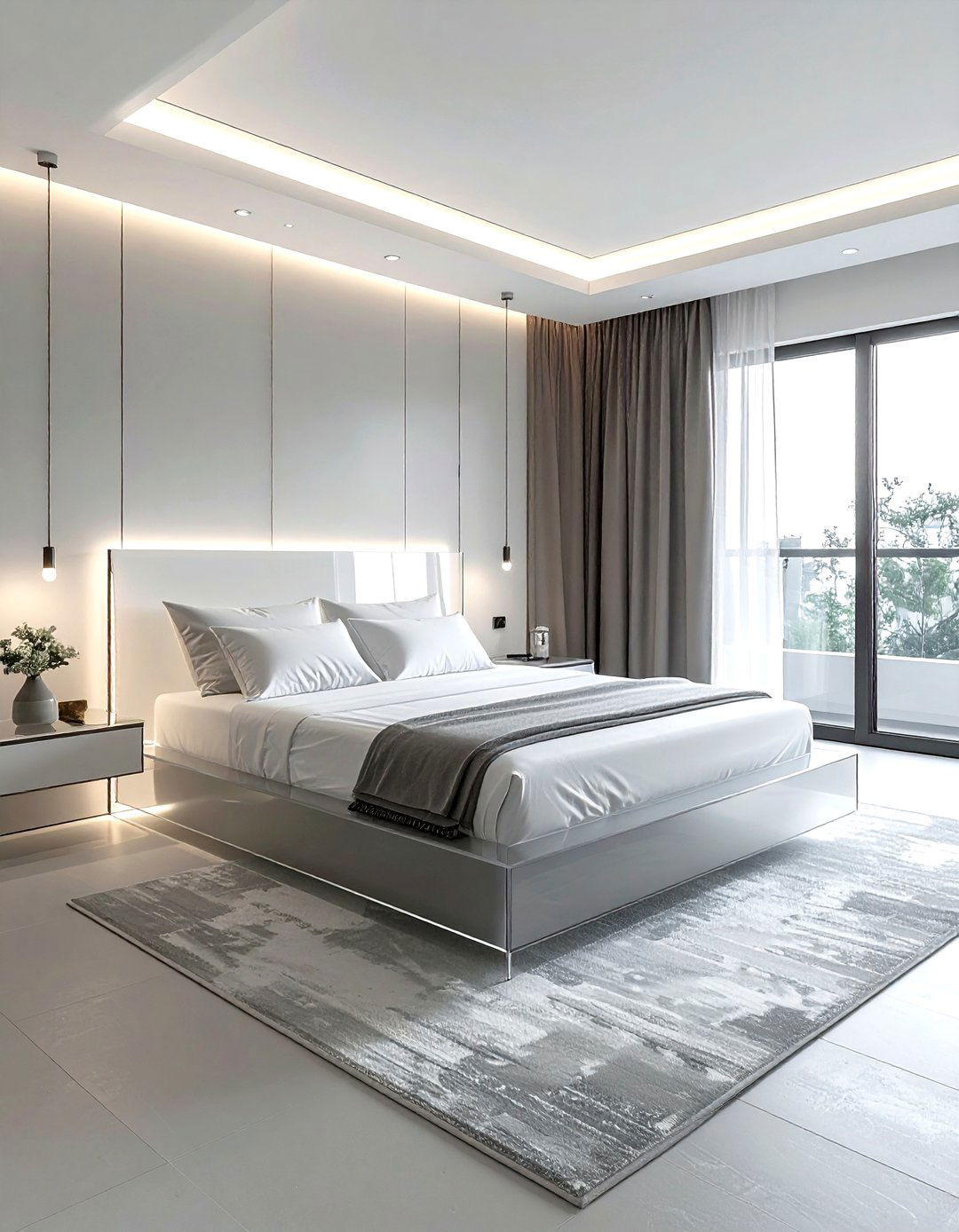 Acrylic bed frame - 30 acrylic decor ideas