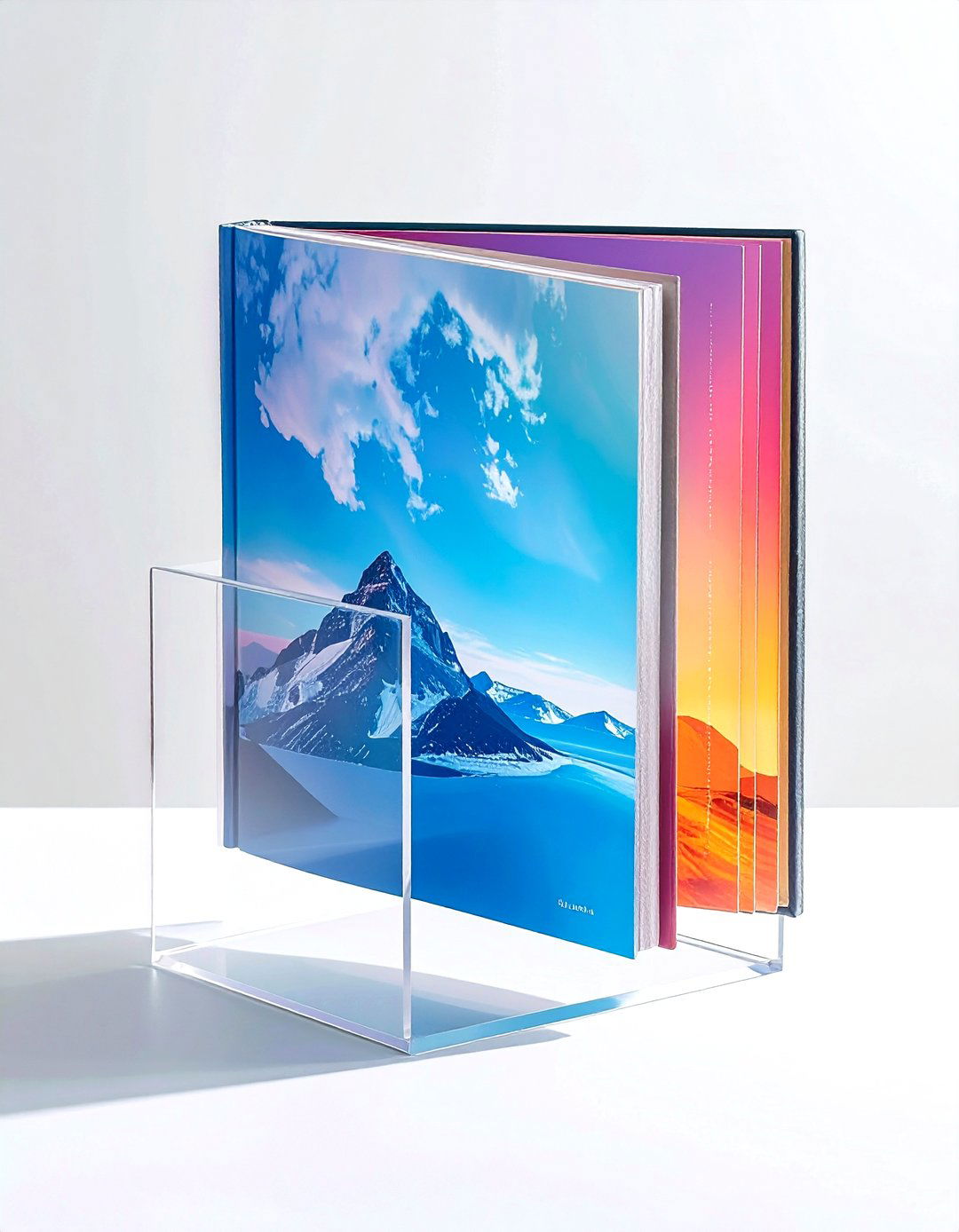 Acrylic book stand - 30 book decor ideas