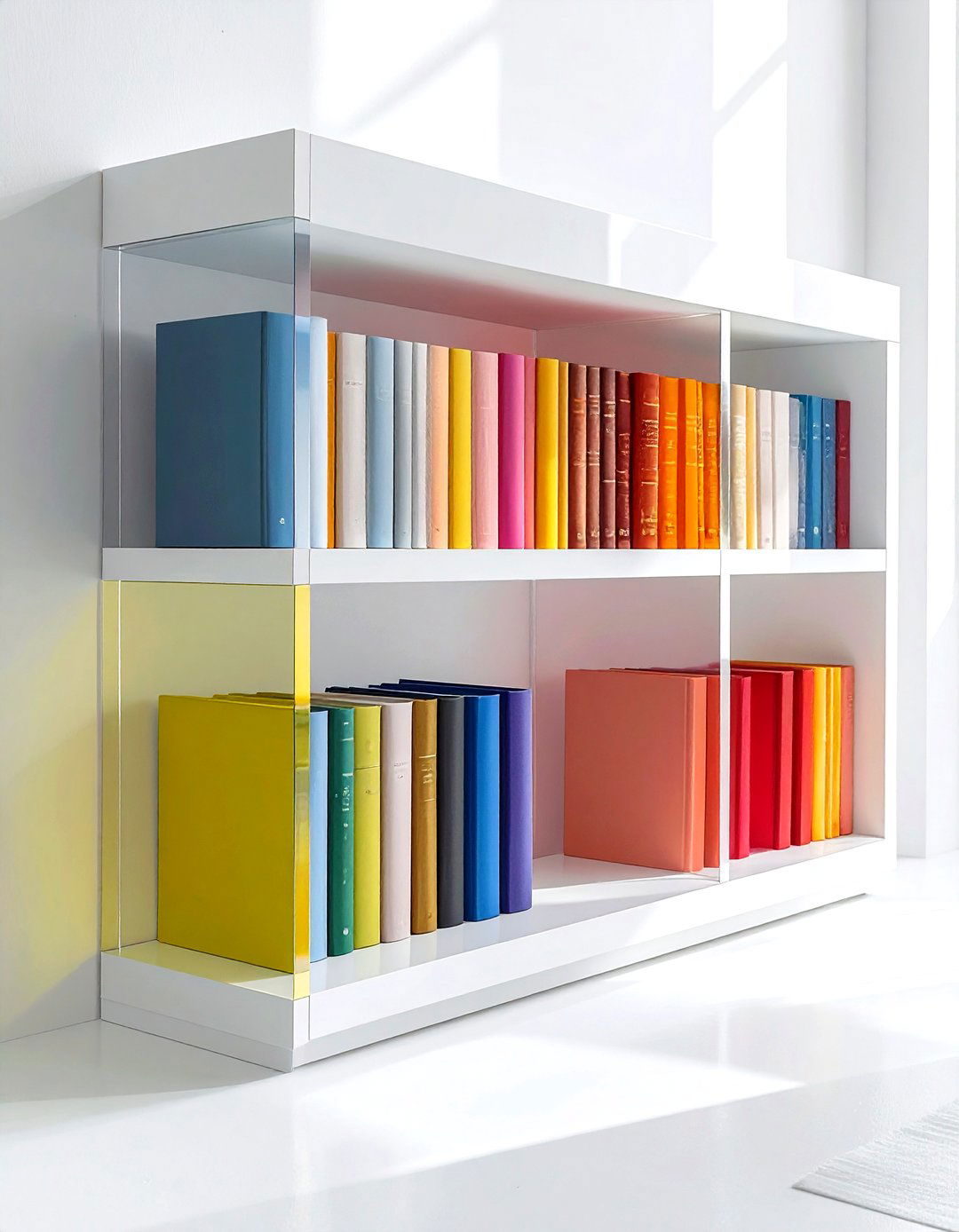 Acrylic bookends - 30 acrylic decor ideas