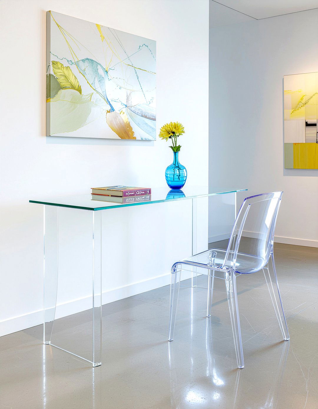 Acrylic console table - 30 living room console tables