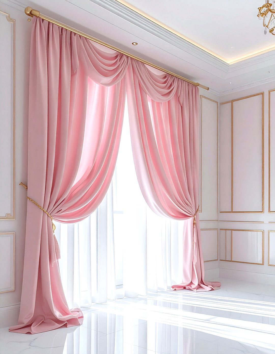 Acrylic curtain rod - 30 curtain rod ideas