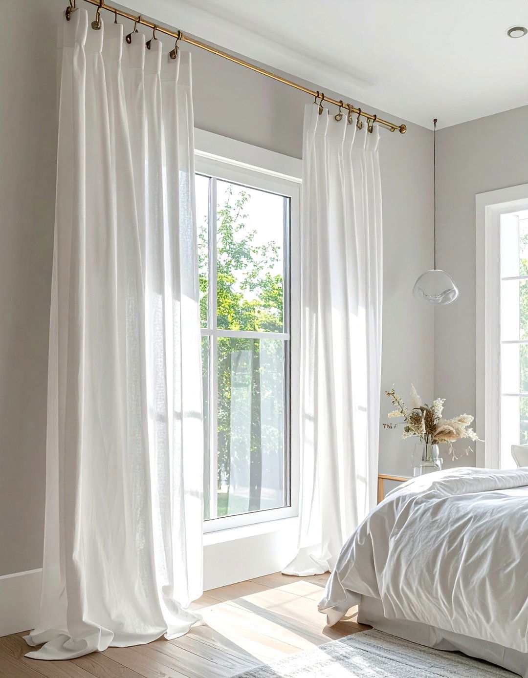 Acrylic curtain rod - 30 lucite decor ideas