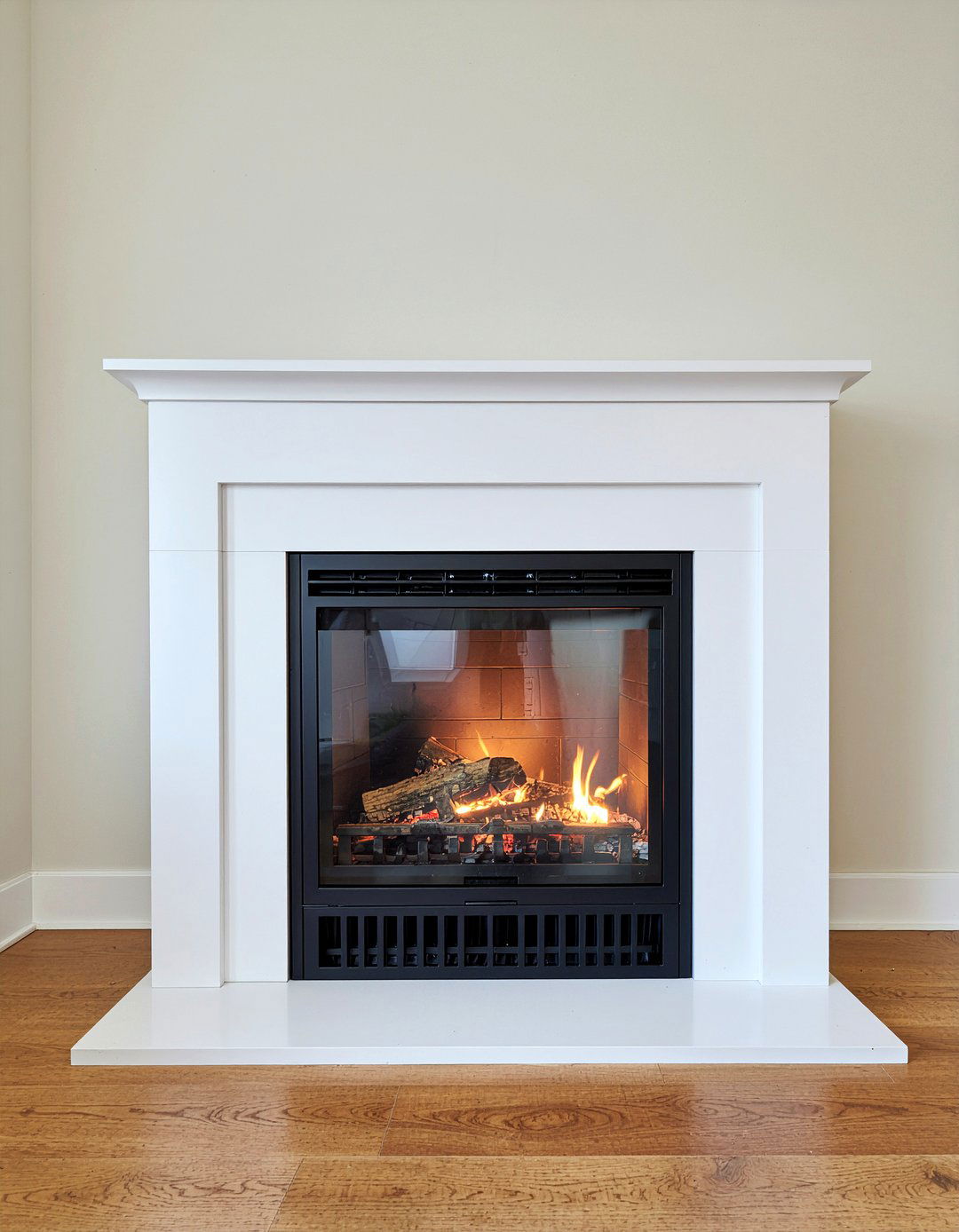 Acrylic fireplace screen - 30 baby proof living room ideas