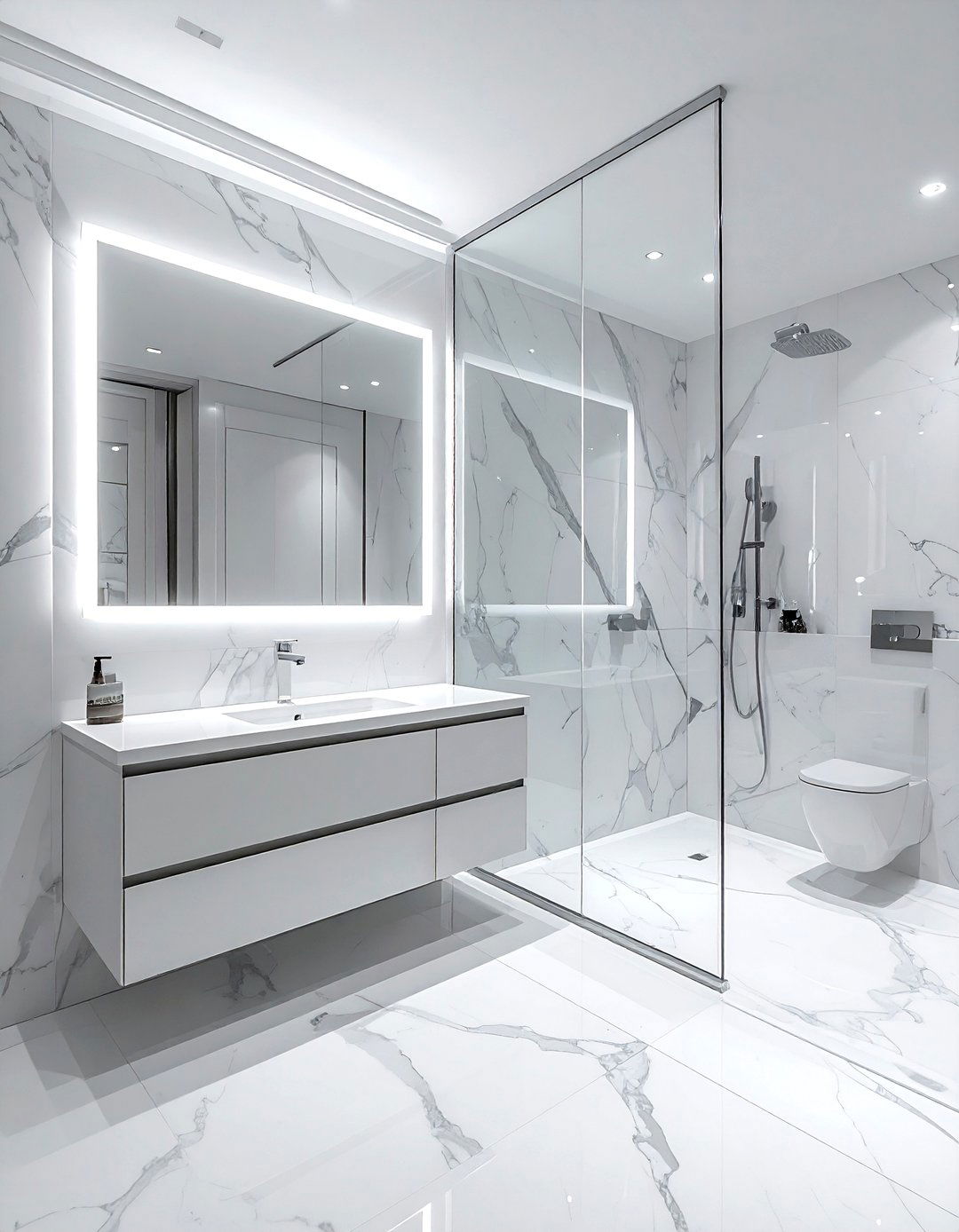 Acrylic mirror frame - 30 acrylic decor ideas