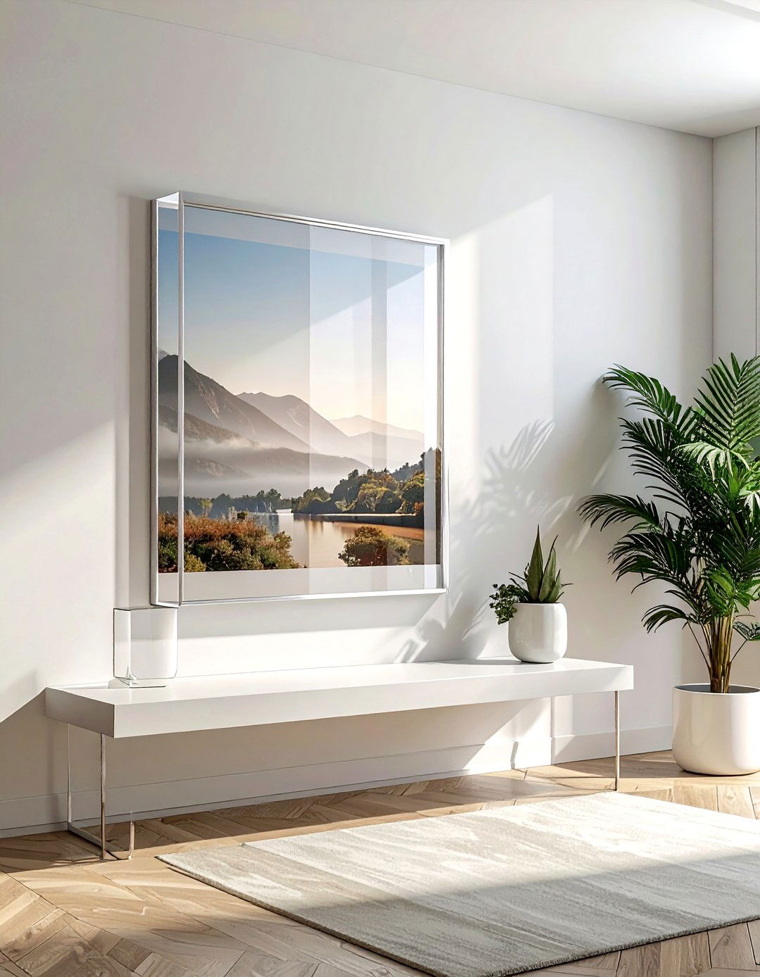 Acrylic picture frame - 30 lucite decor ideas