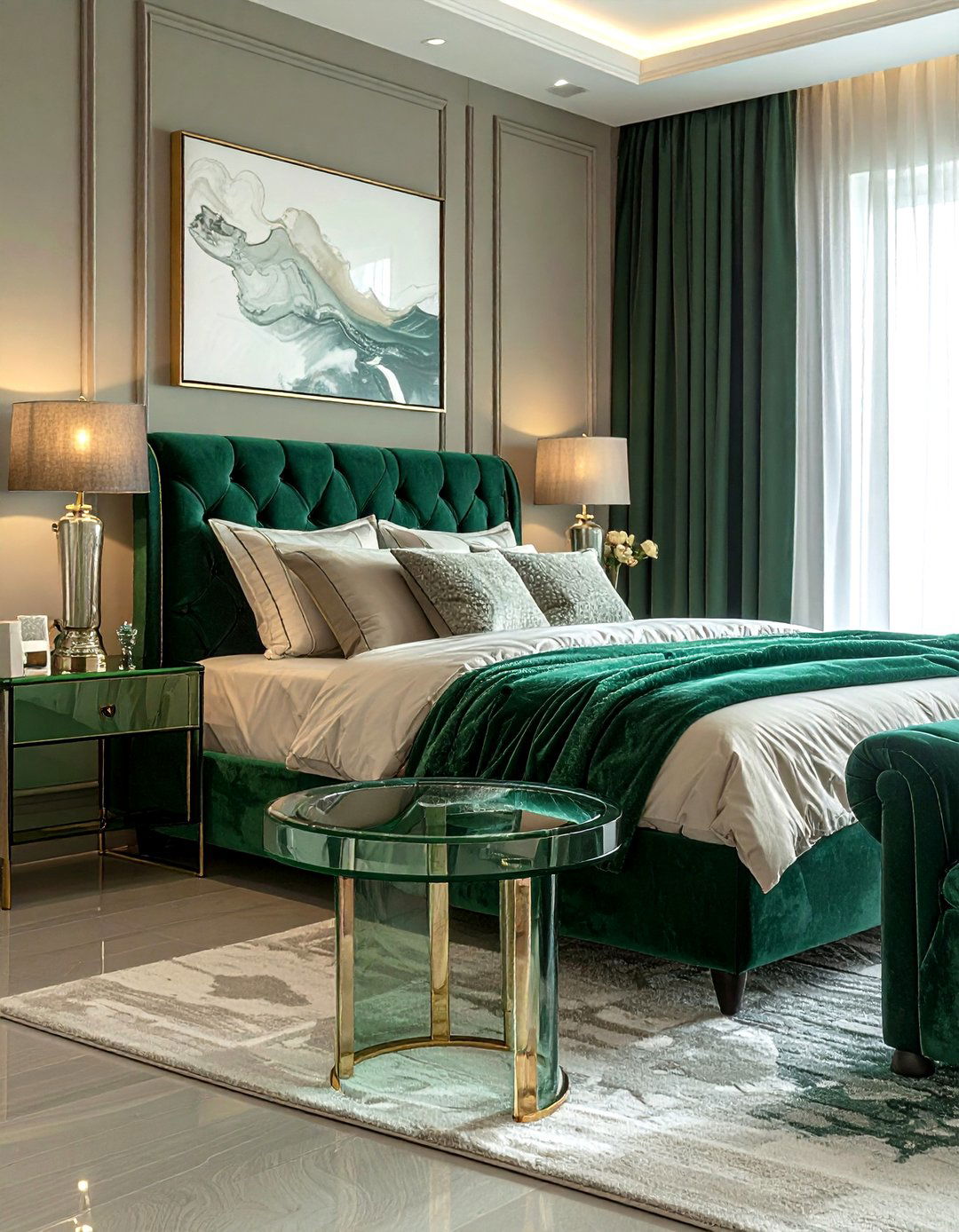 Acrylic side table - 30 acrylic decor ideas