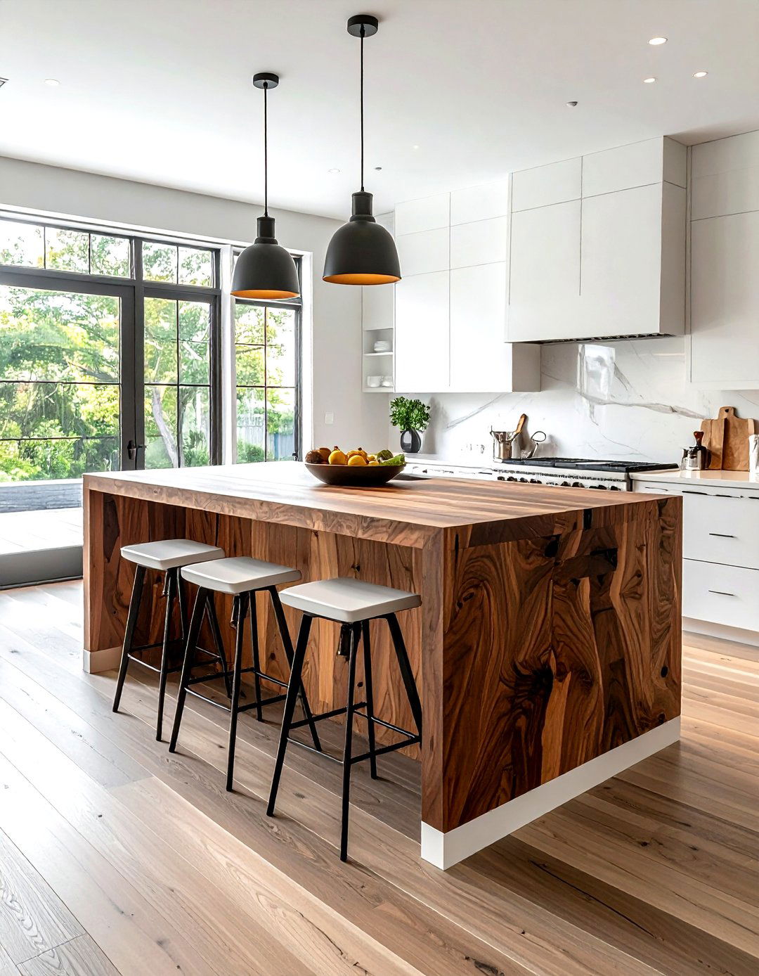 Add Butcher Block Island Top - 30 kitchen improvement ideas