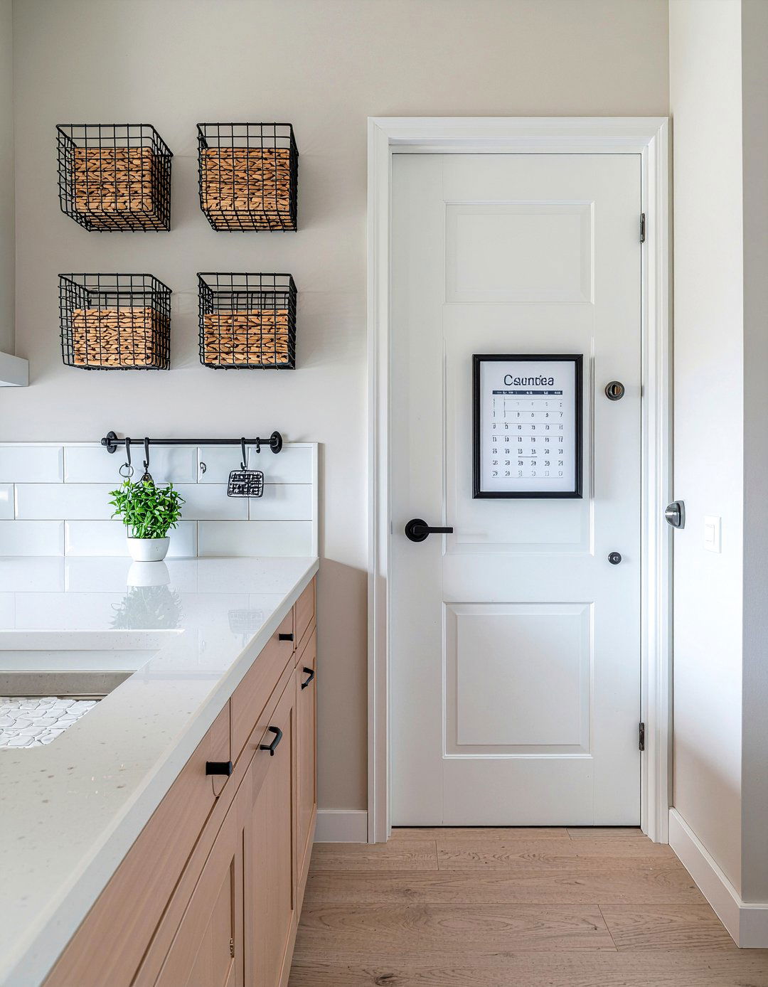 Add Kitchen Command Center - 30 quick kitchen update ideas