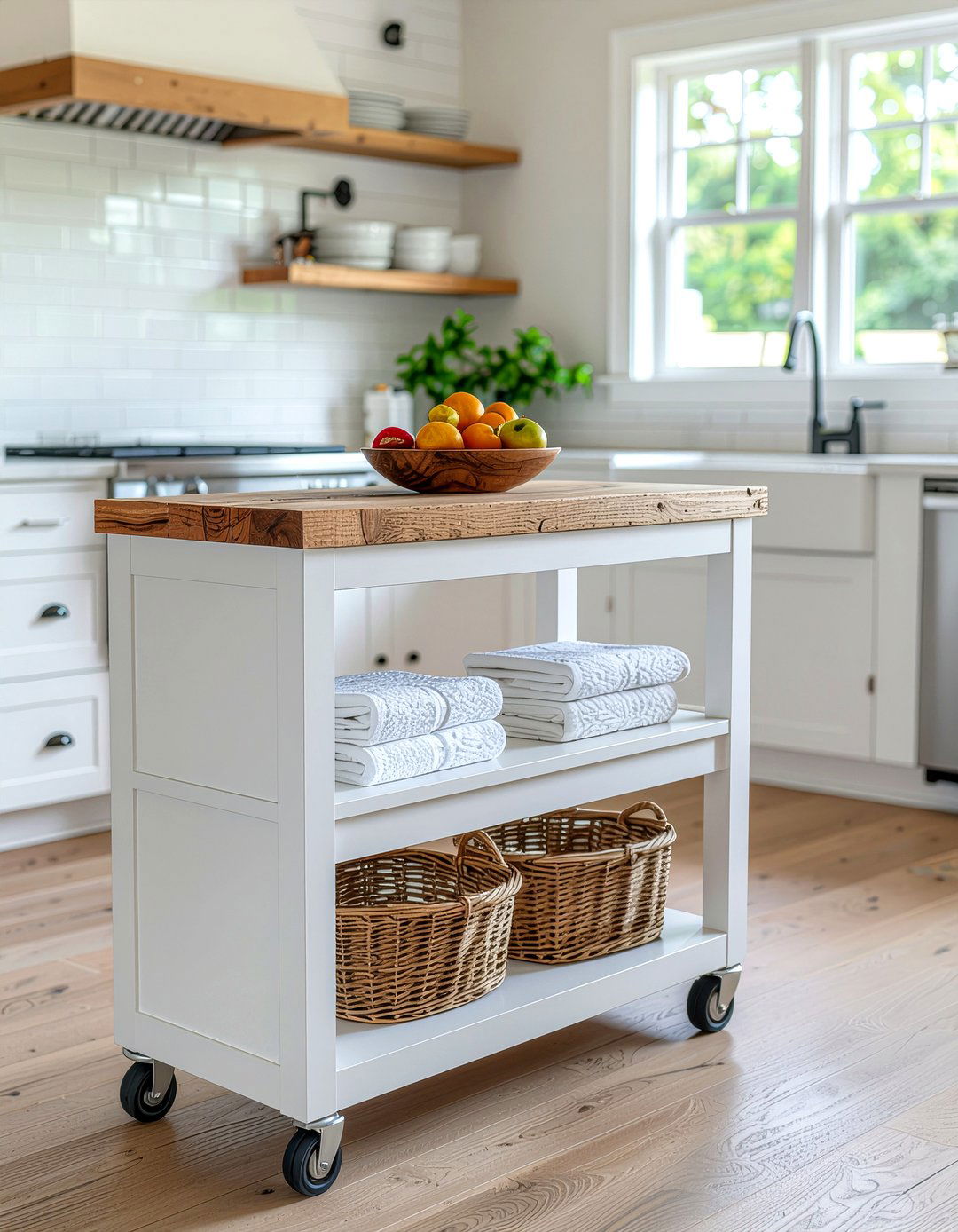 Add Kitchen Island Cart - 30 budget kitchen ideas