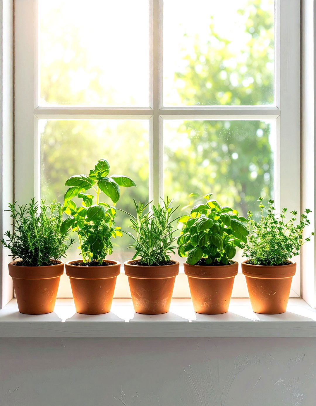 Add Window Herb Garden - 30 kitchen improvement ideas