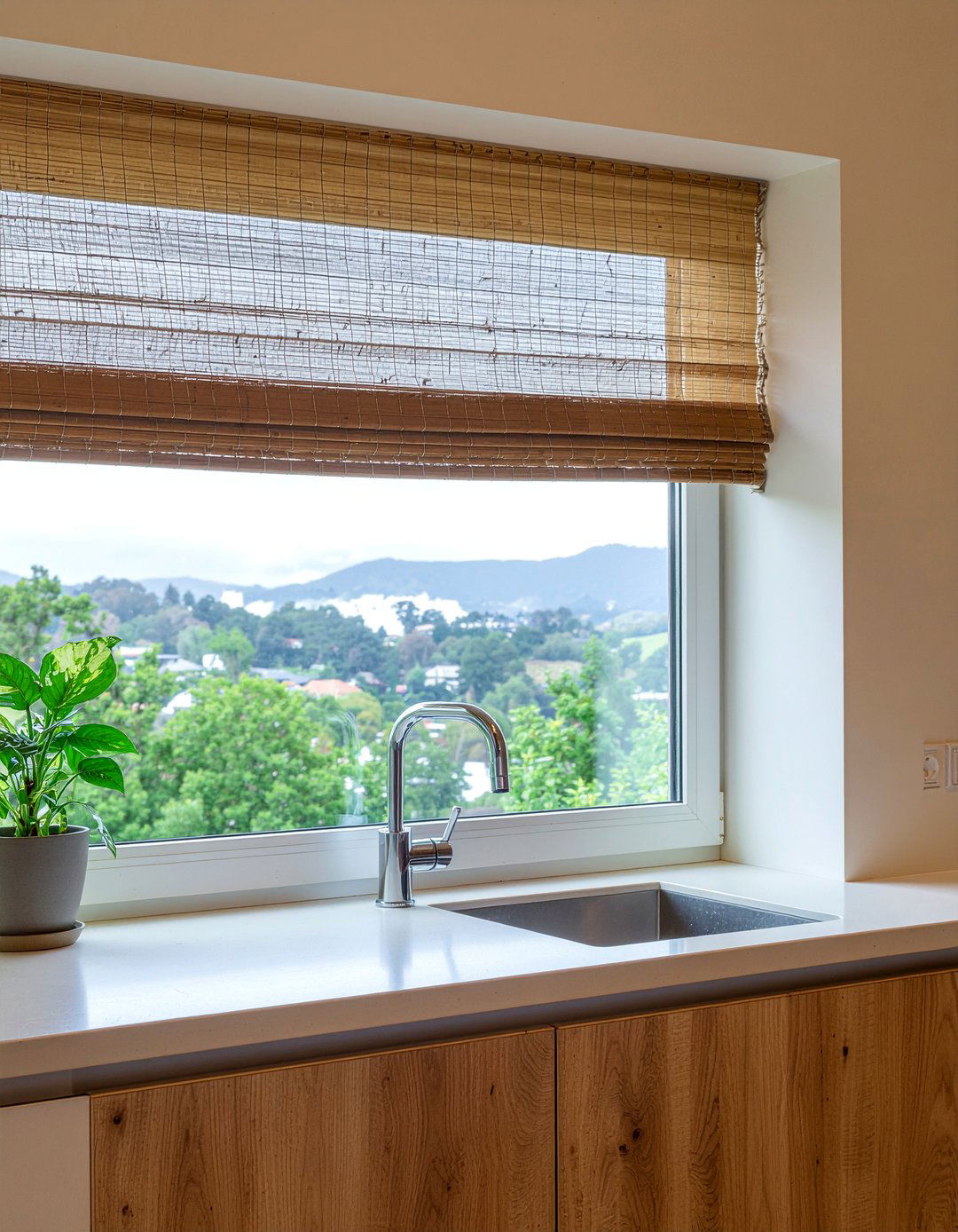 Add Window Treatments - 30 budget kitchen ideas
