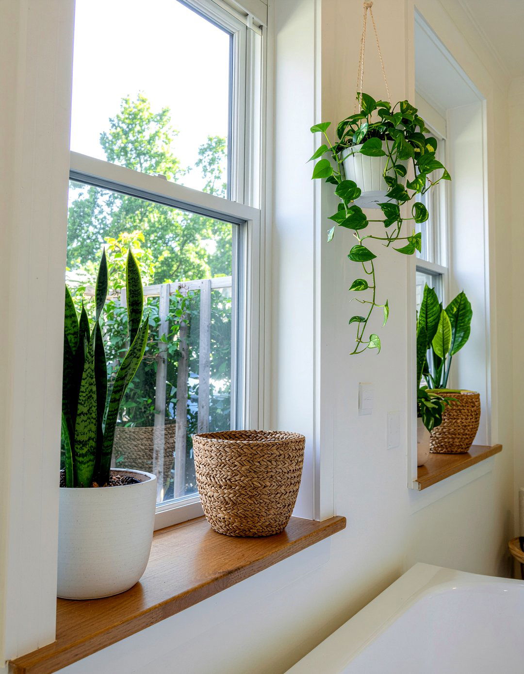 Add bathroom plants - 30 bathroom on a budget ideas
