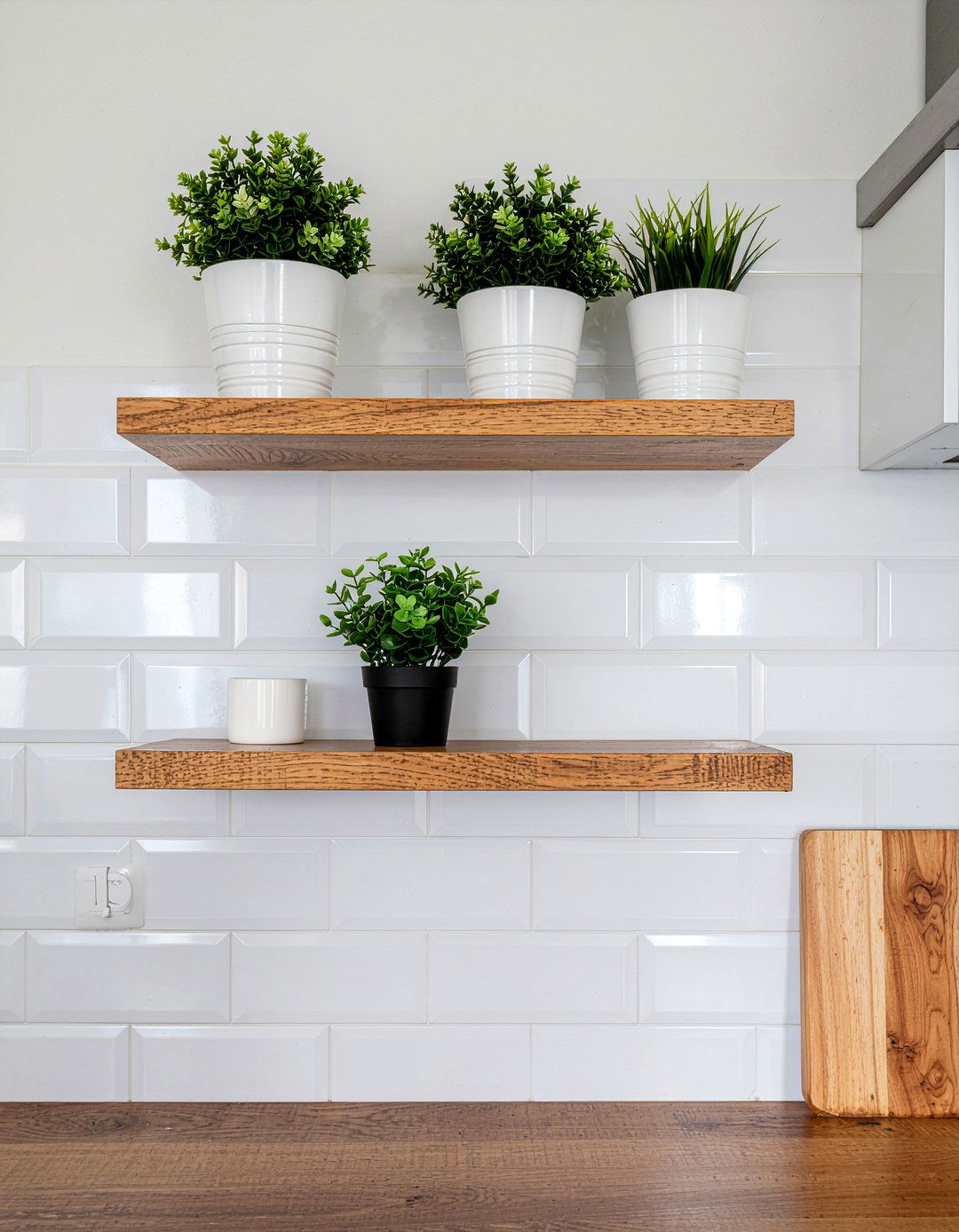 Add open shelving - 30 partial kitchen remodel ideas