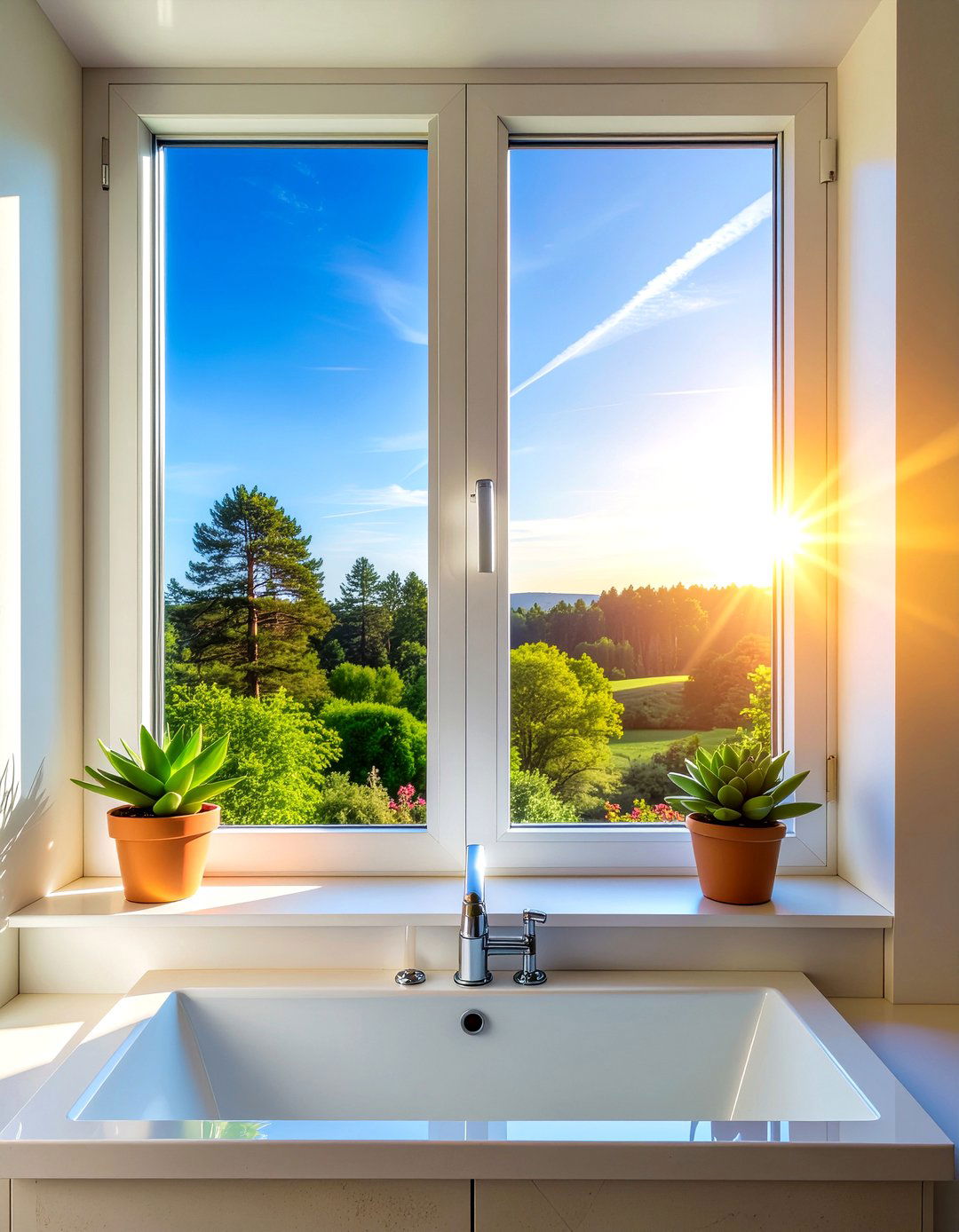 Add window film - 30 bathroom on a budget ideas