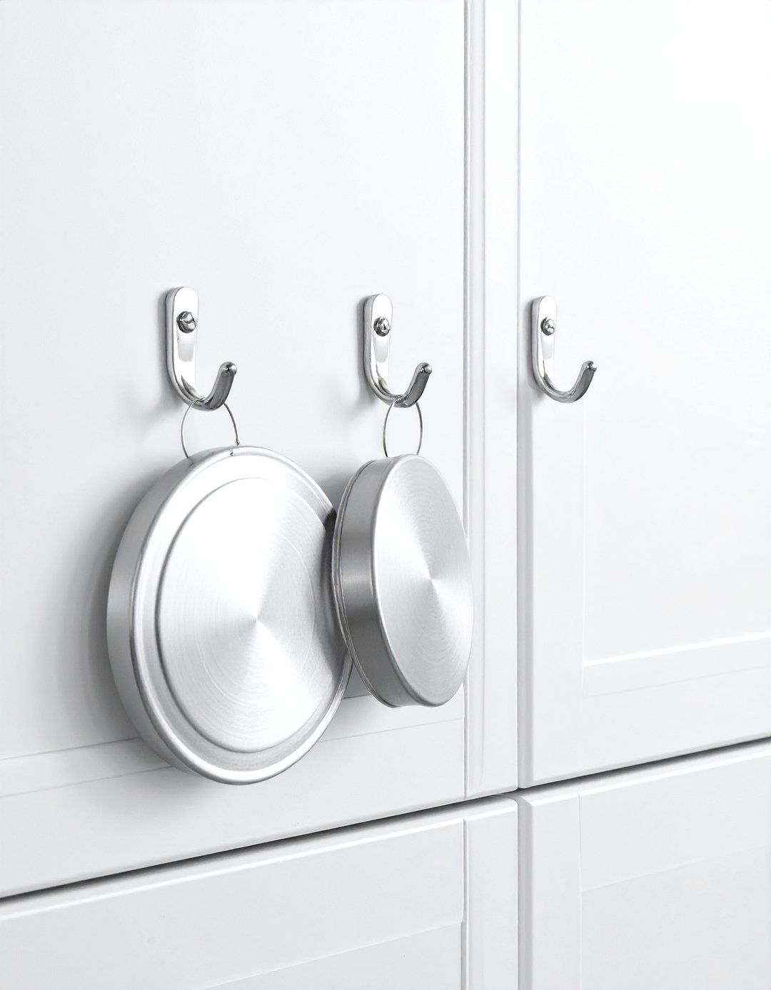 Adhesive Command Lid Hook - 30 lid organizer kitchen ideas