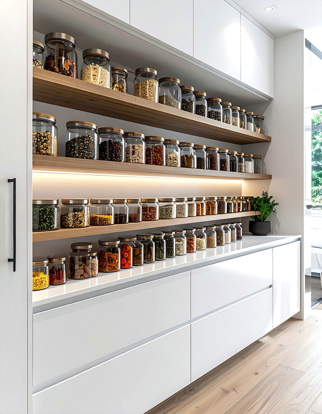 Adhesive Spice Rack - 30 removable kitchen ideas