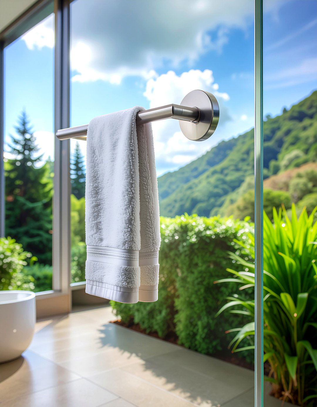 Adhesive Towel Hook - 30 bathroom towel hook ideas