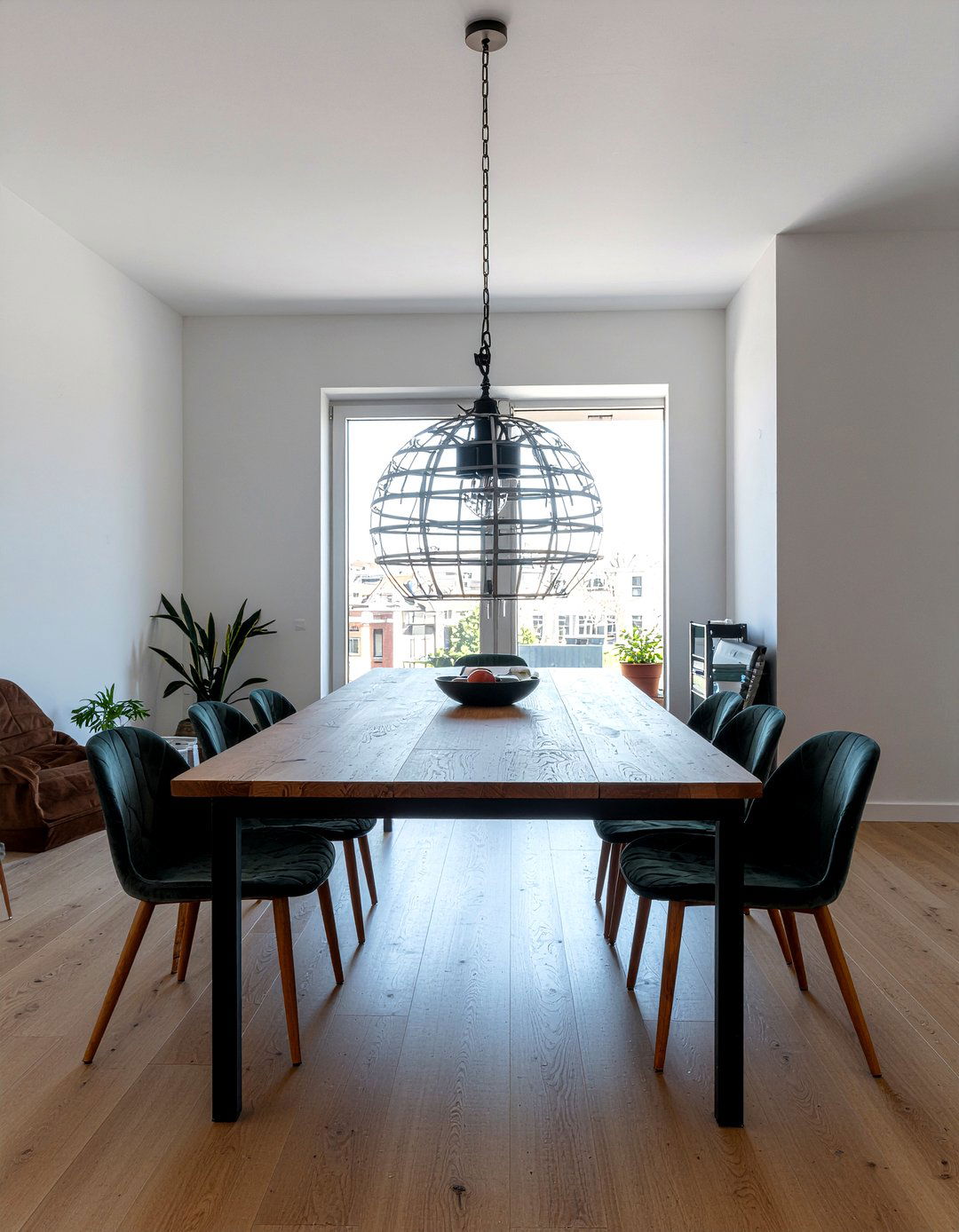 Adjustable Globe Chandelier - 30 globe chandelier dining room ideas