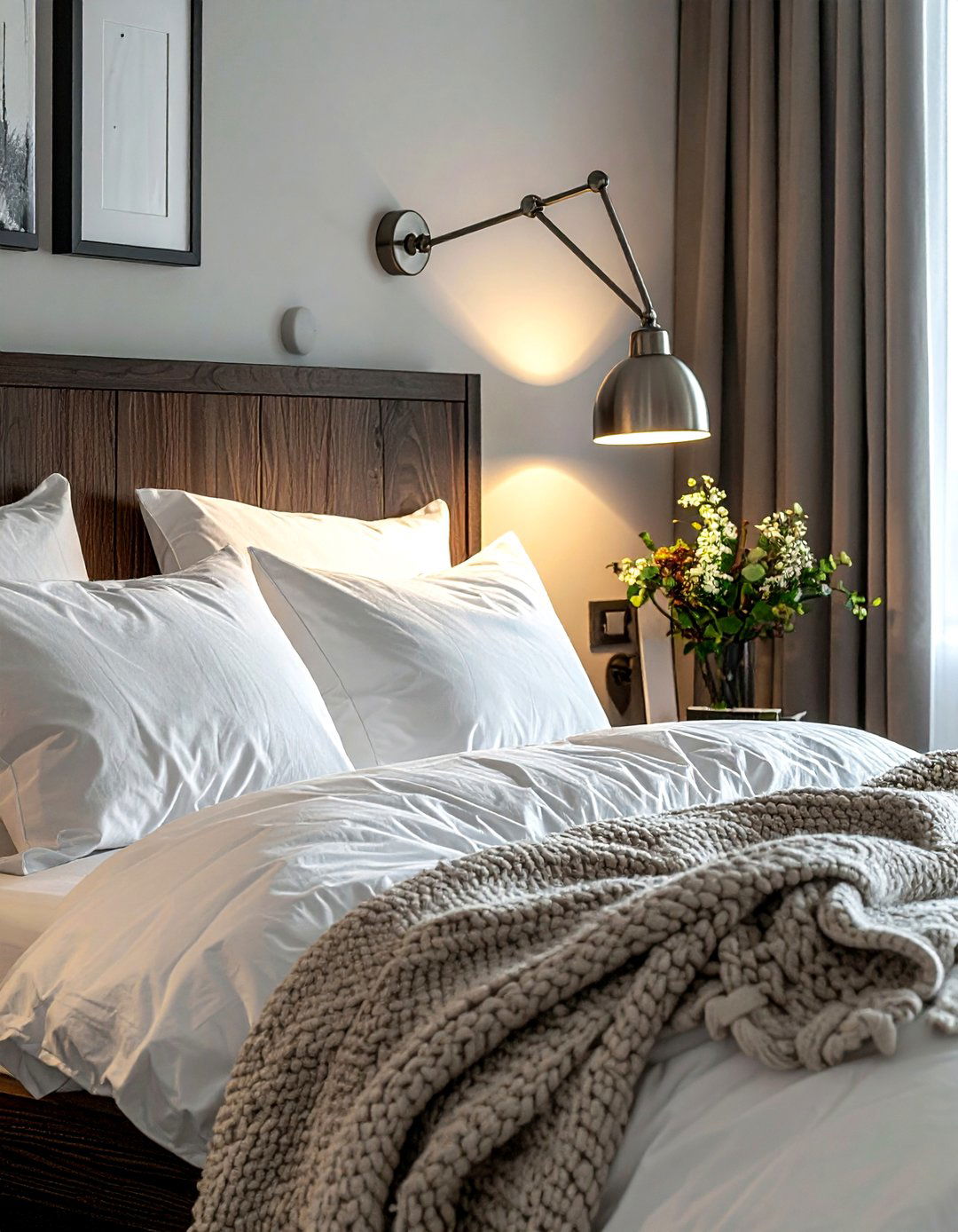 Adjustable Reading Light - 30 bedroom lighting design