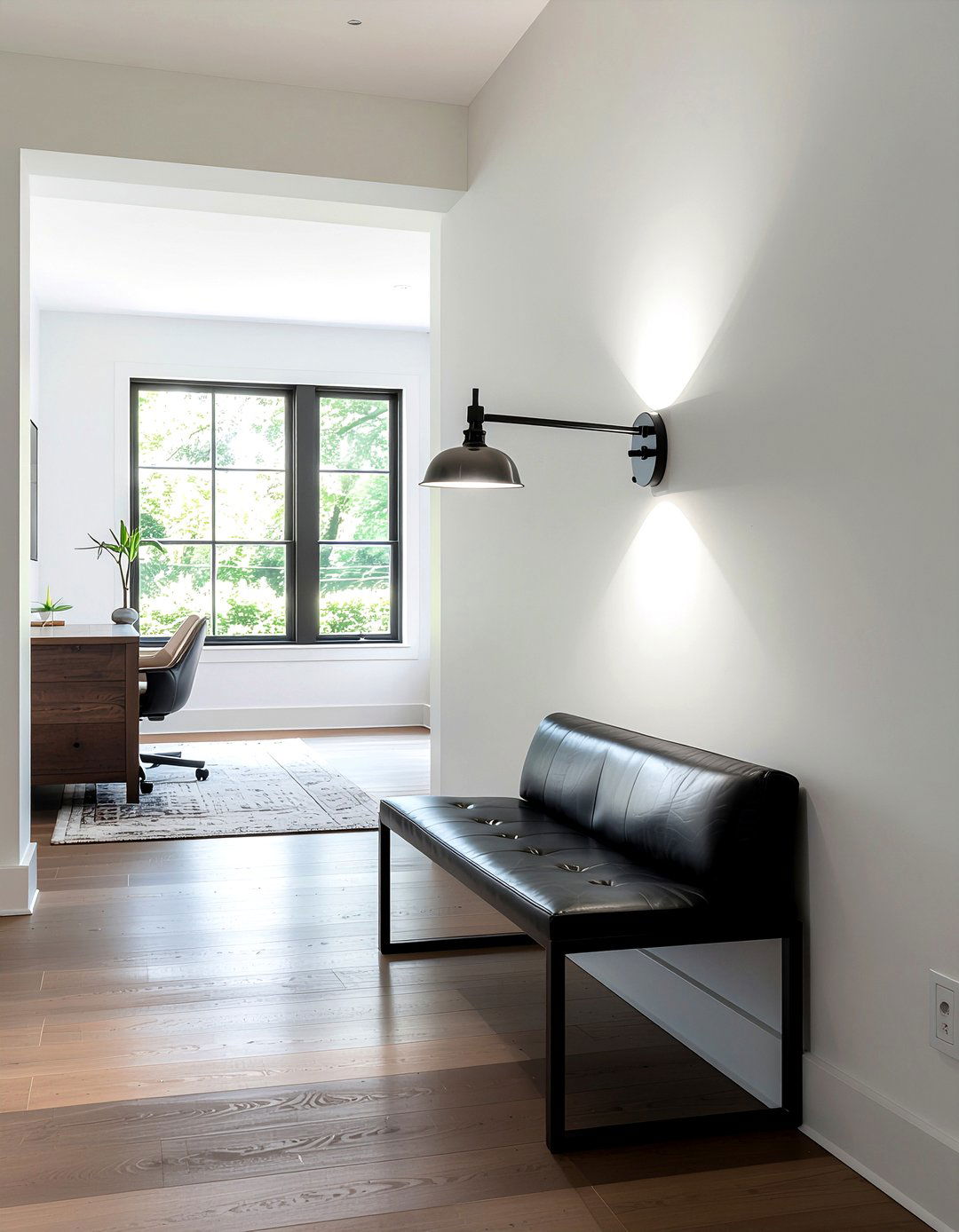 Adjustable Swing Arm Sconce - 30 entryway lighting ideas