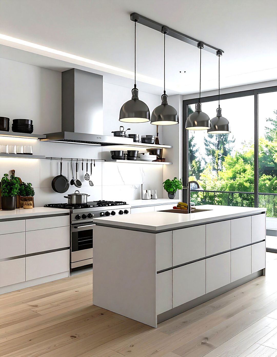 Adjustable Swing Arm Sconce - 30 kitchen lighting ideas