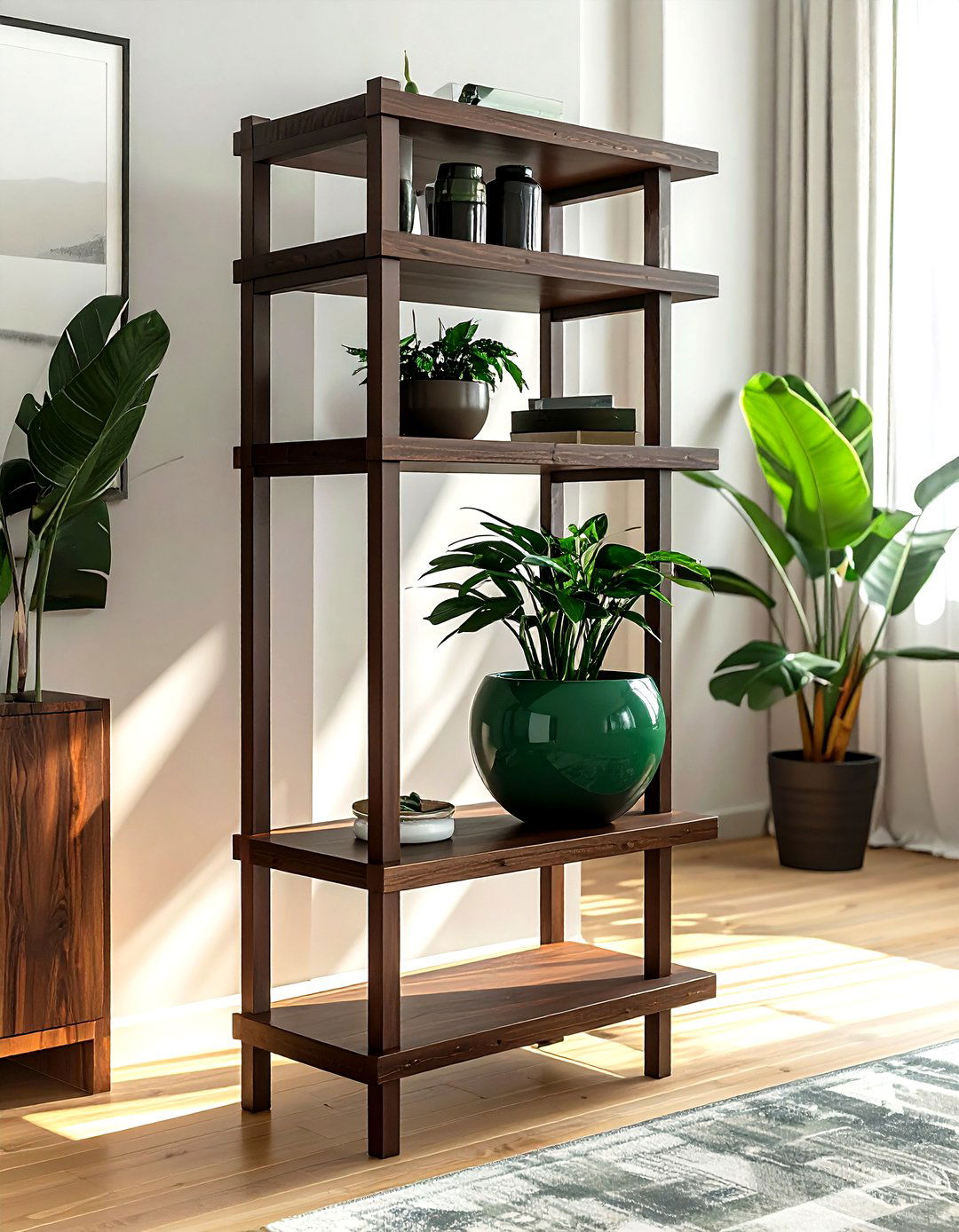 Adjustable Width Plant Stand - 30 living room plant stands