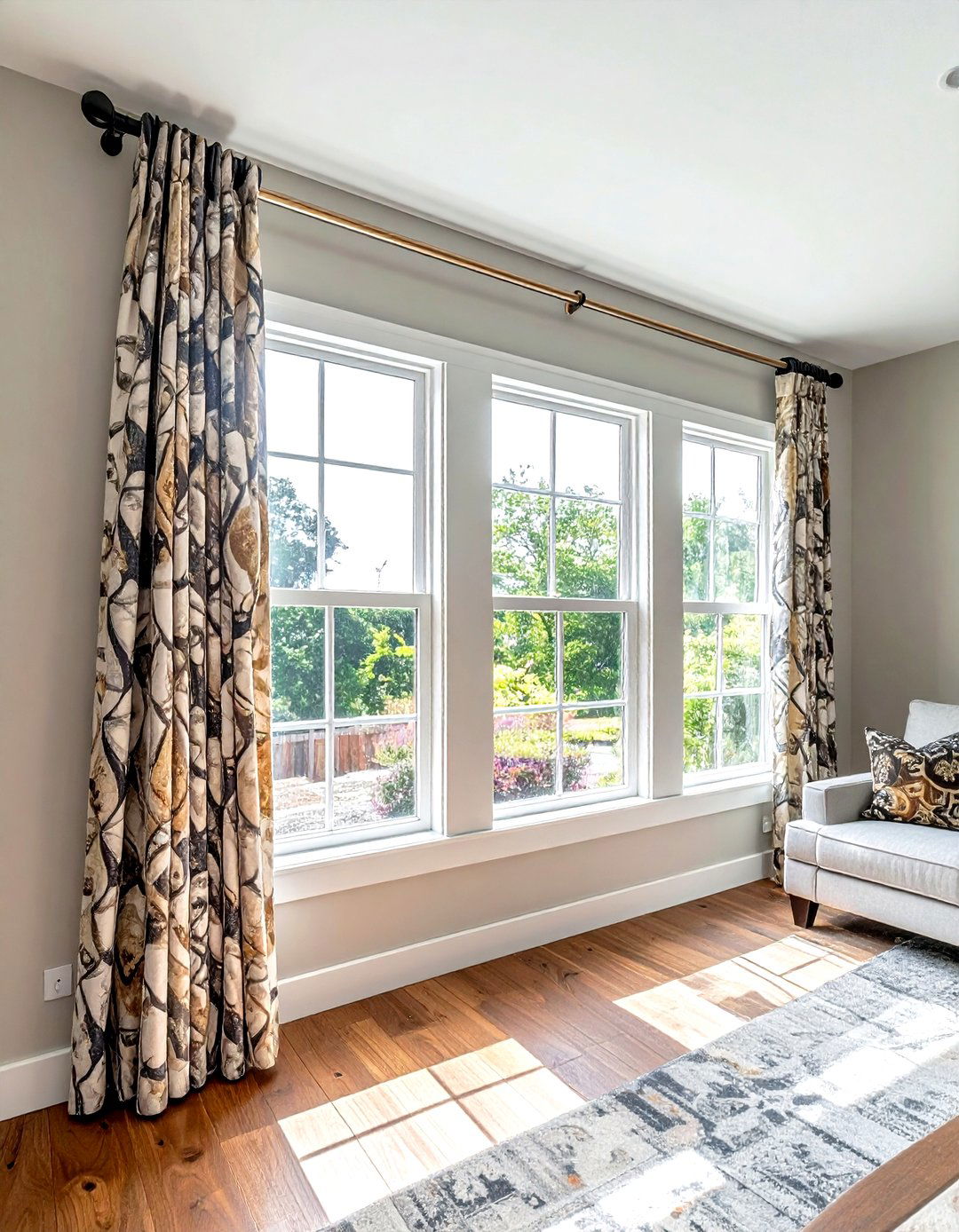 Adjustable curtain rod - 30 curtain rod ideas