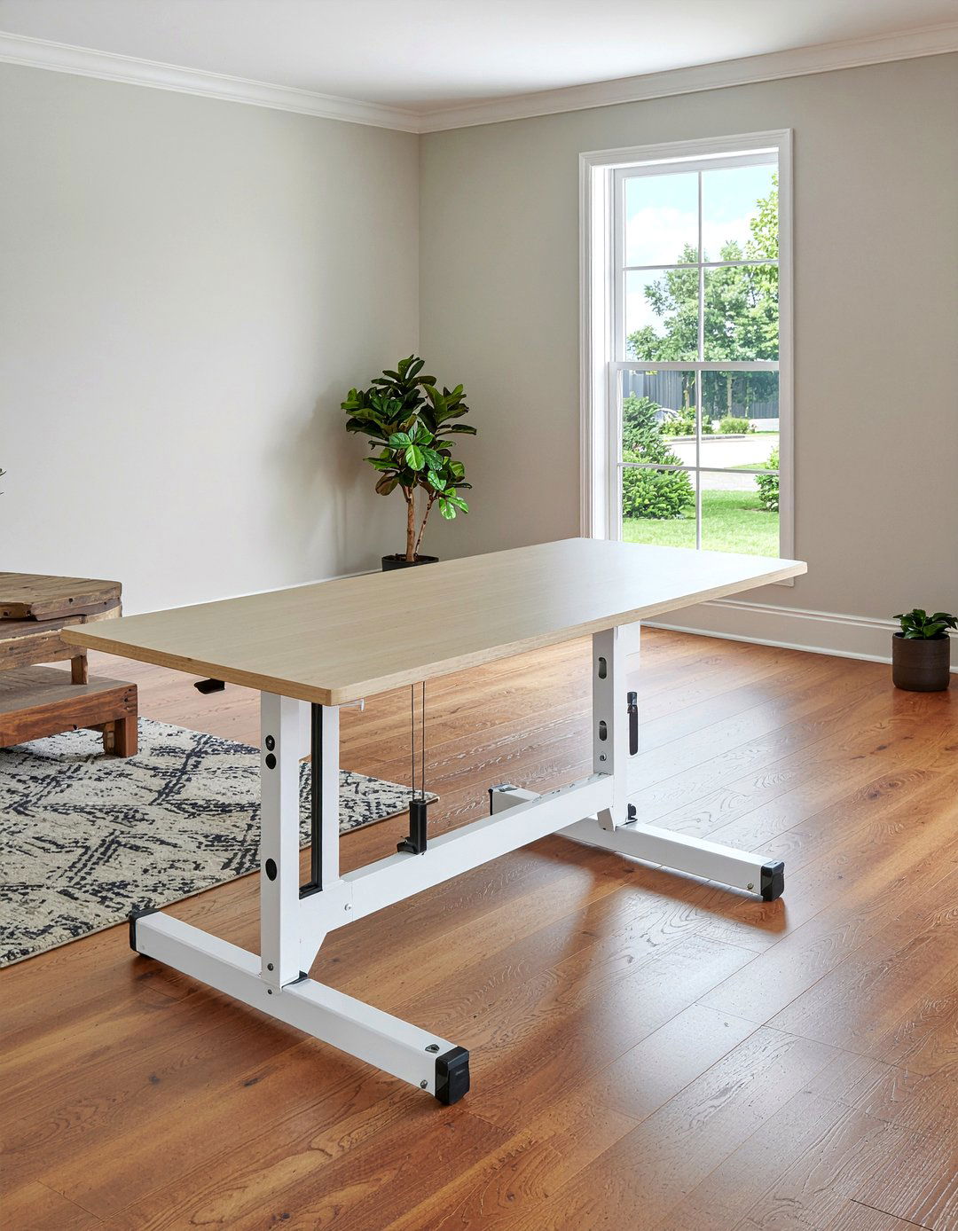 Adjustable height table - 30 senior friendly living room ideas