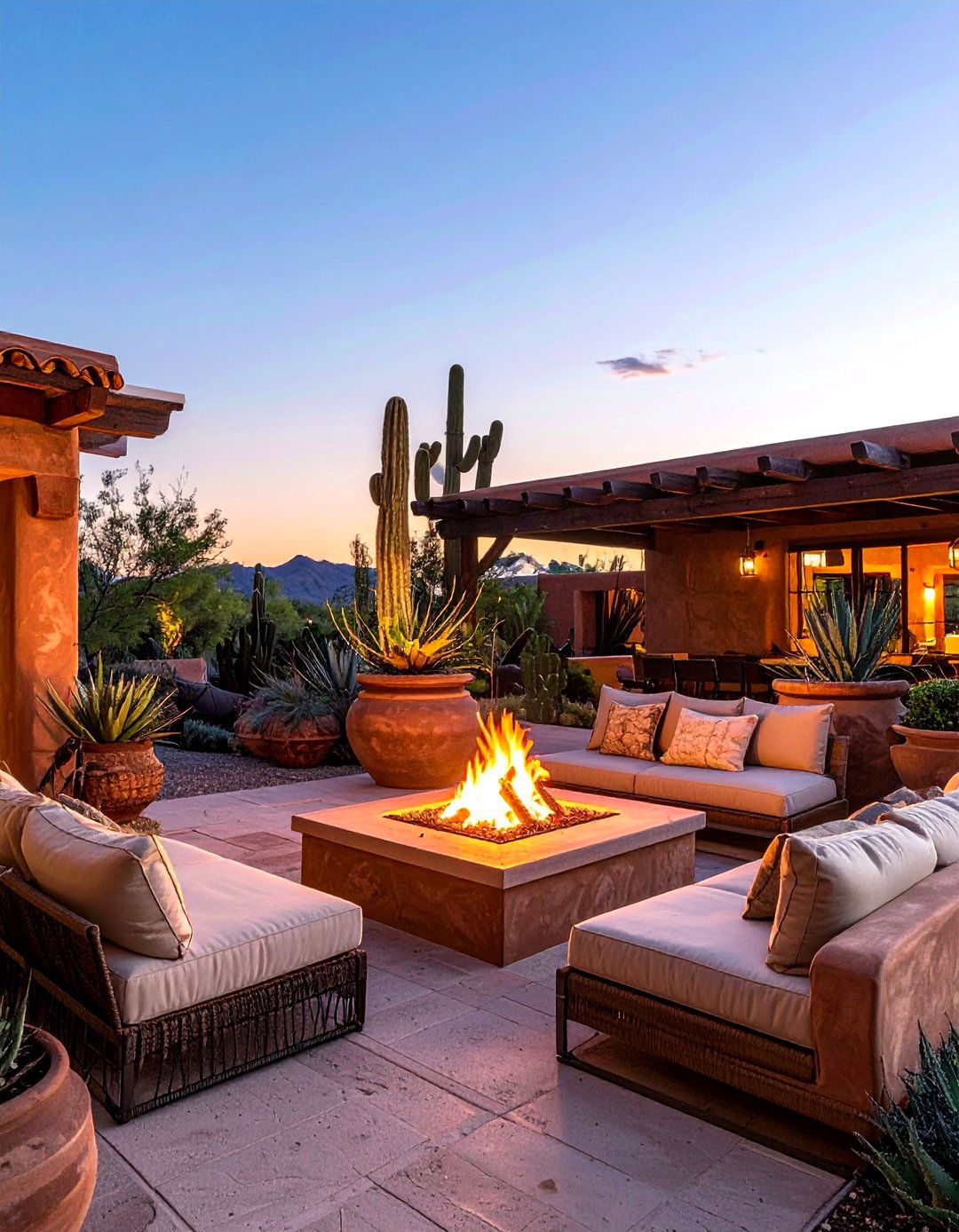 Adobe Patio - 30 Southwestern home decor ideas