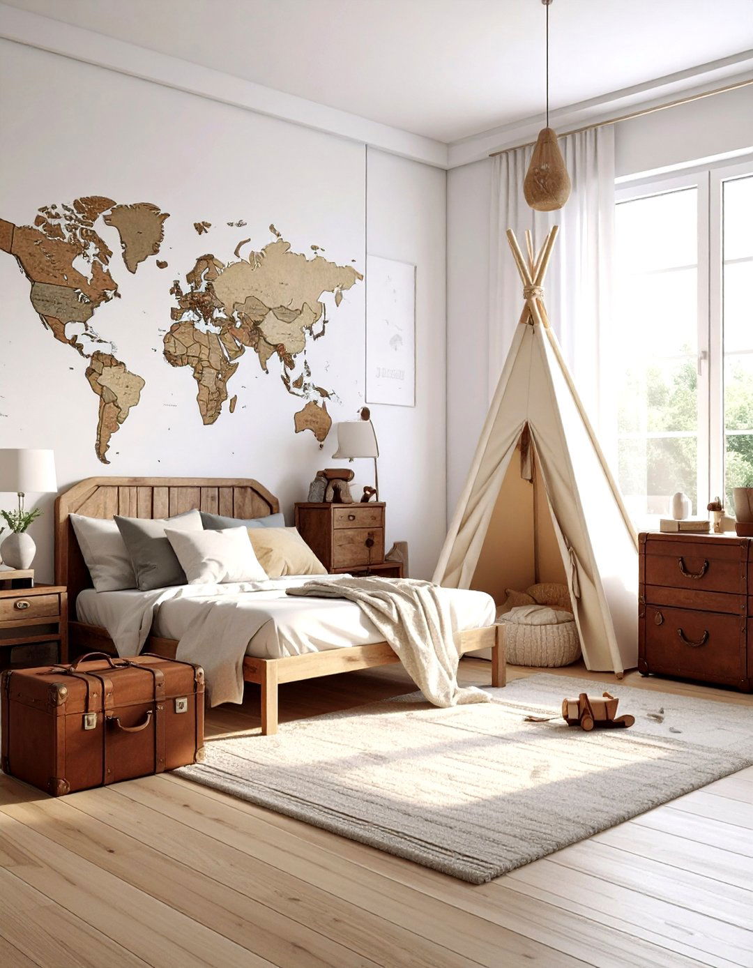 Adventure Theme Kids Room - 30 toddler bedroom ideas