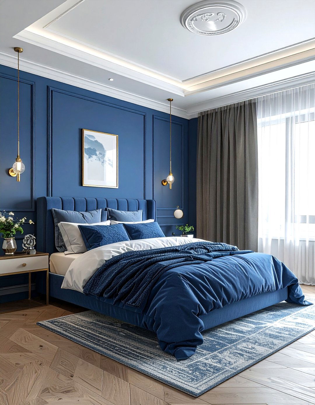 Aegean Blue Bedroom - 30 blue bedroom ideas