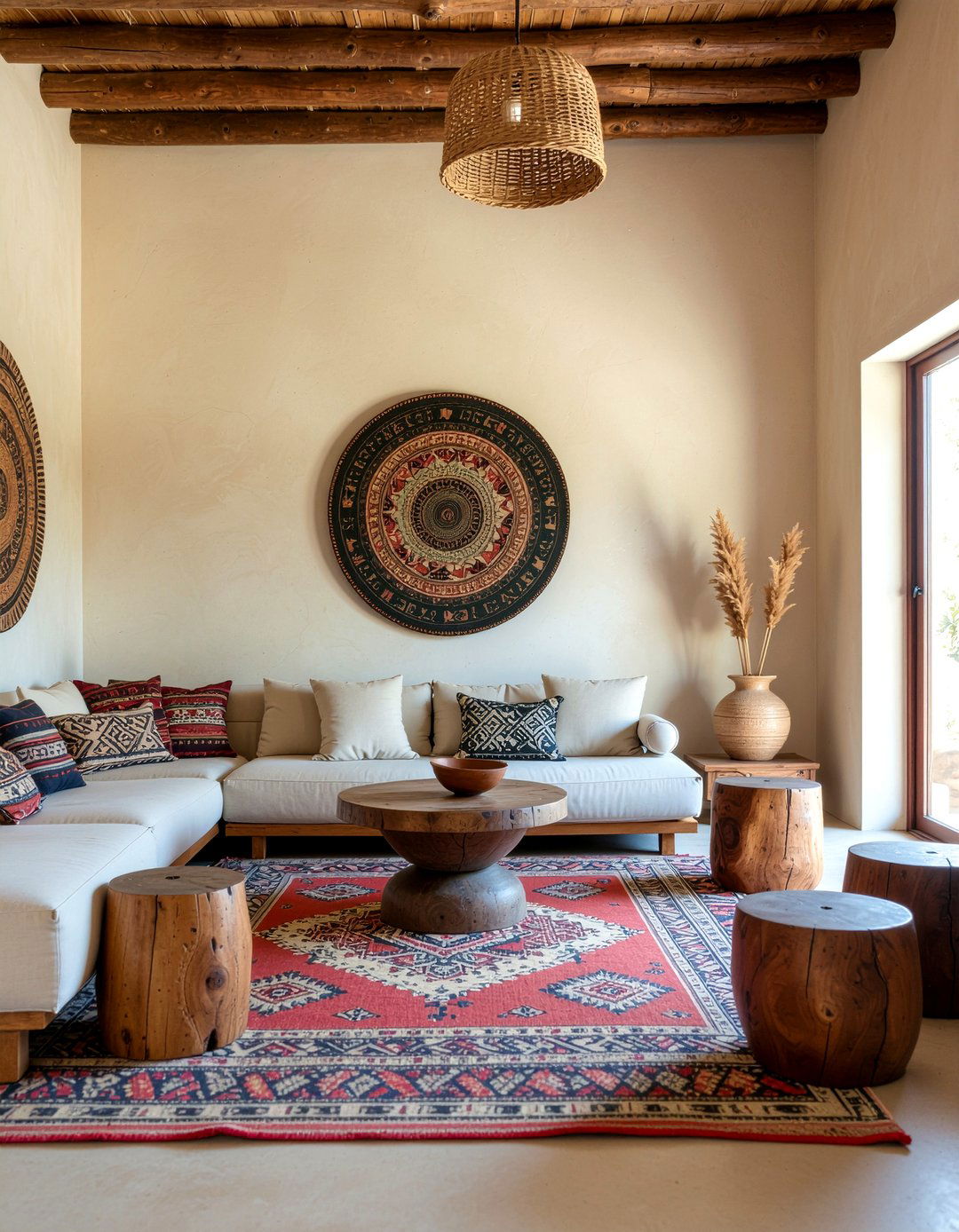 African Tribal Living Room - 30 safari living room ideas