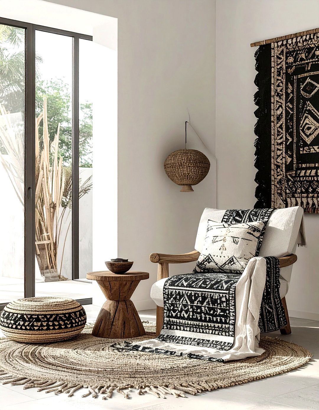 African mud cloth upholstery - 30 global decor ideas