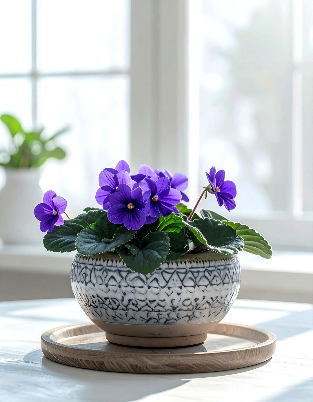 African violet - 30 houseplant ideas