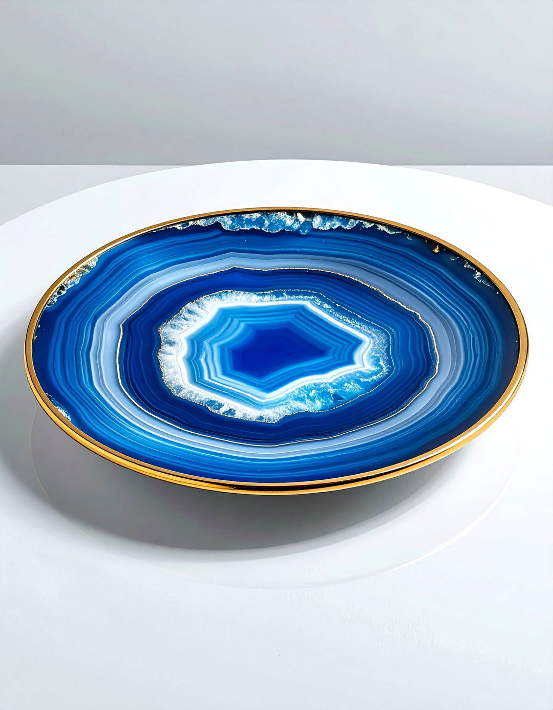 Agate Slice Jewelry Plate - 30 trinket dish ideas