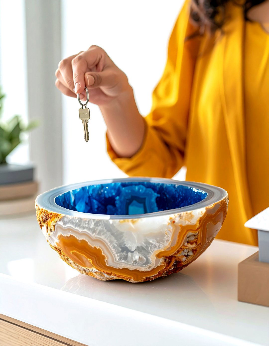 Agate bowl - 30 agate decor ideas