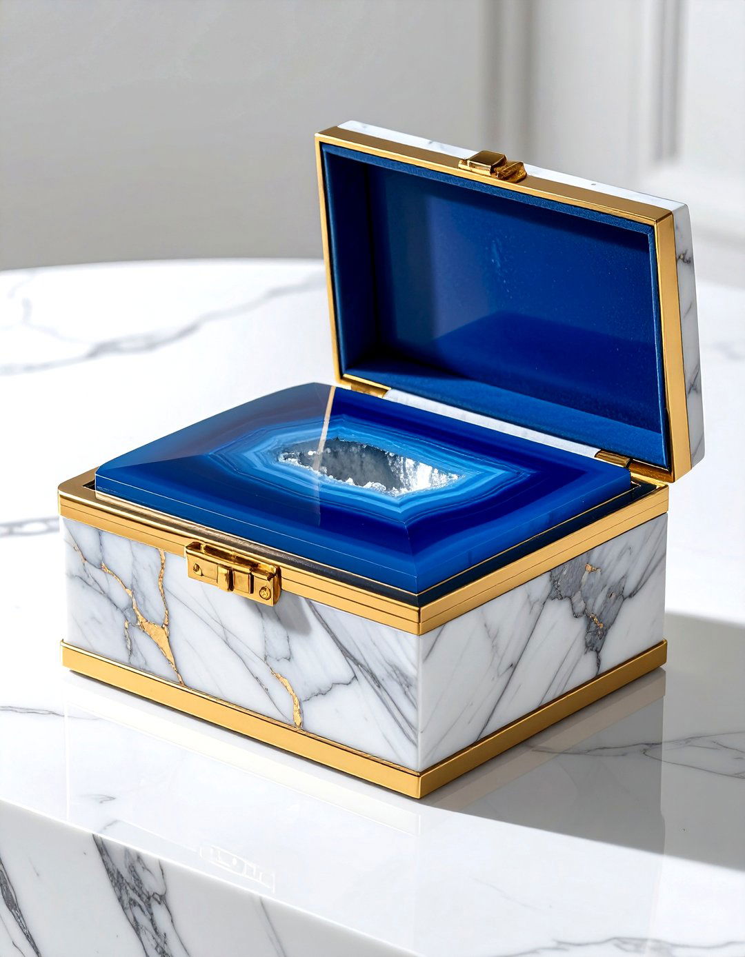 Agate box - 30 decorative box ideas