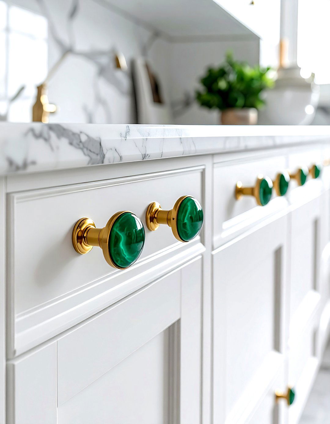 Agate drawer pull - 30 agate decor ideas