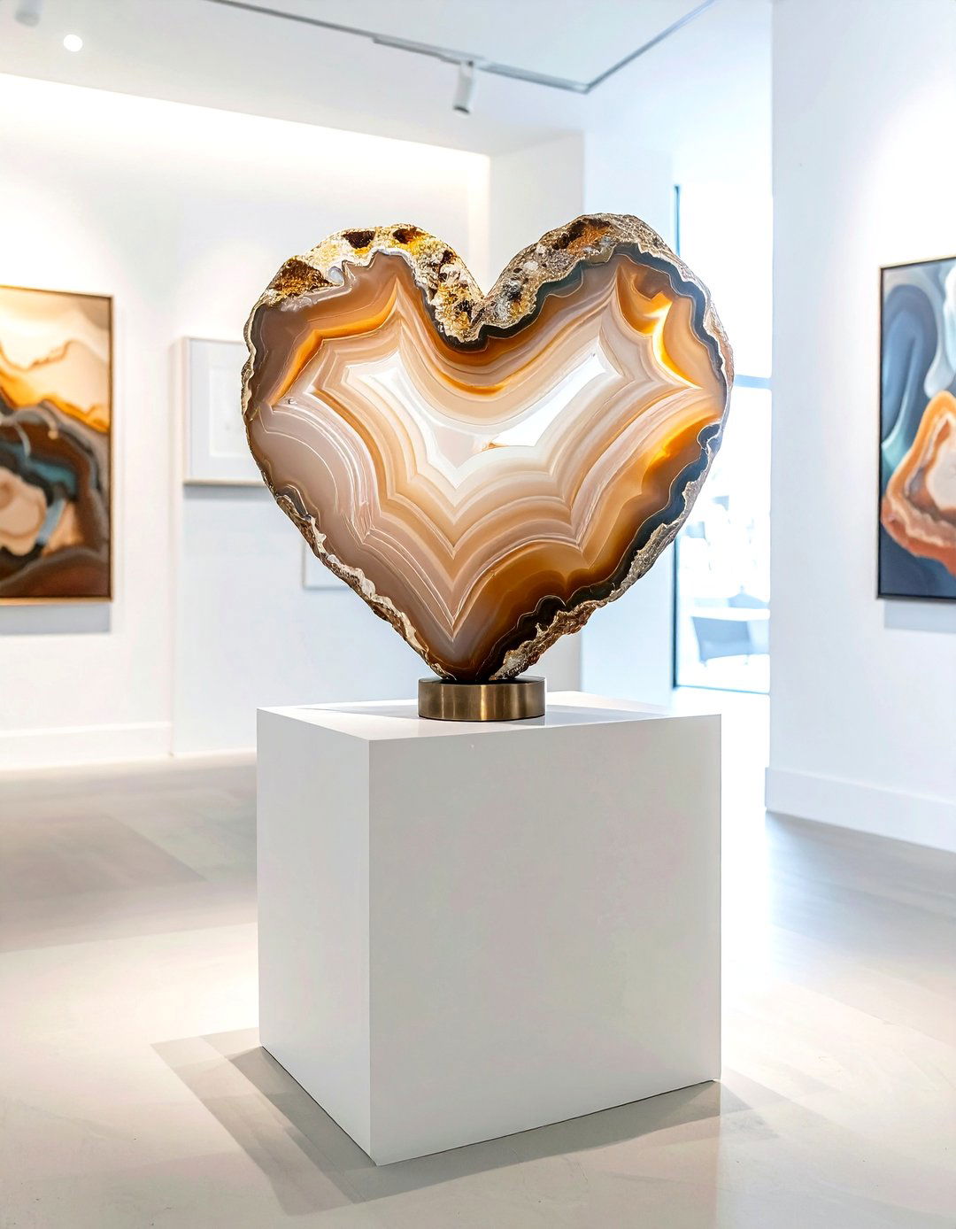 Agate sculpture - 30 agate decor ideas