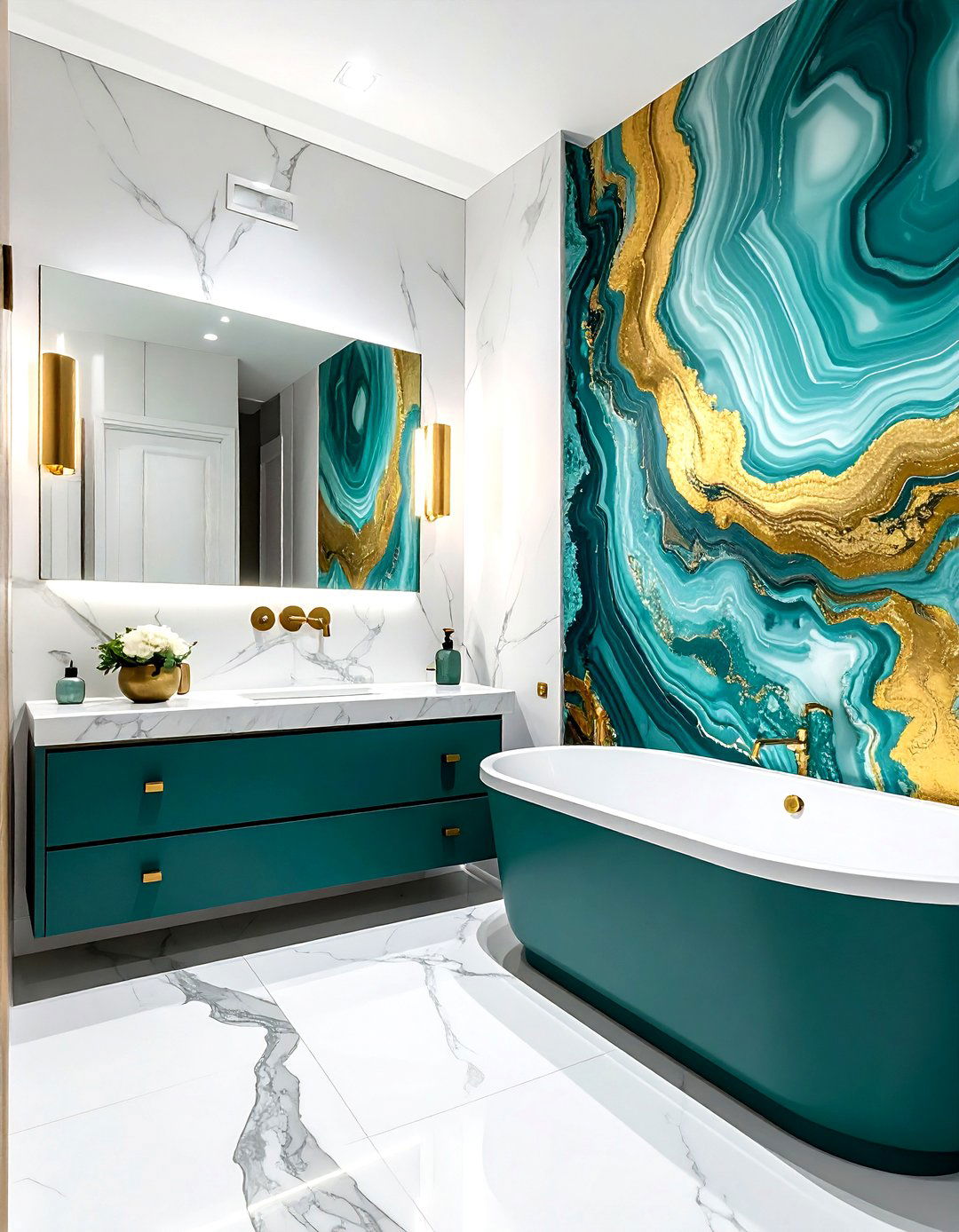 Agate wallpaper - 30 agate decor ideas