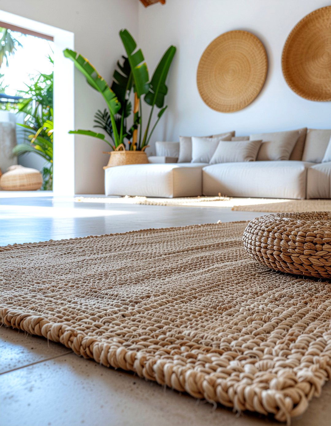 Agave Fiber Rug - 30 living room Mexican furniture ideas