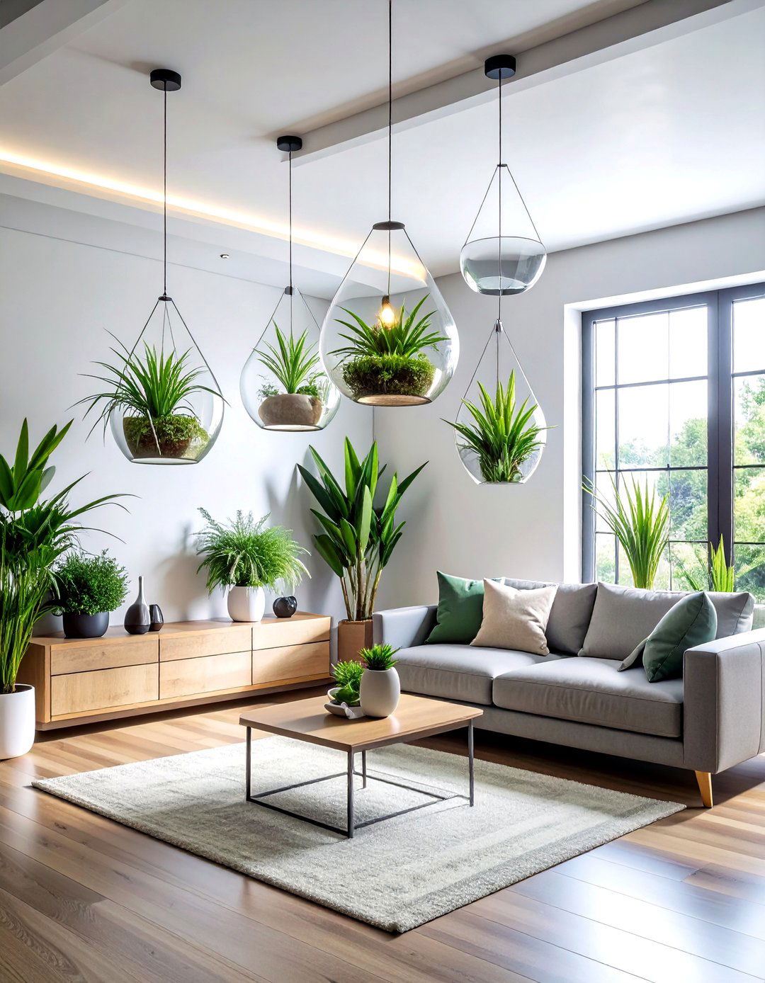 Air Plant Terrarium - 30 living room hanging plants