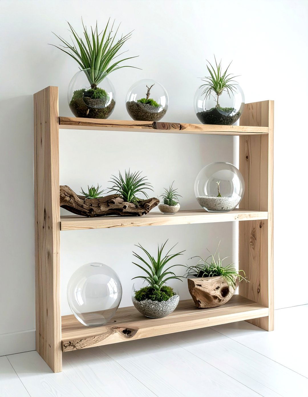 Air plant display - 30 botanical decor ideas