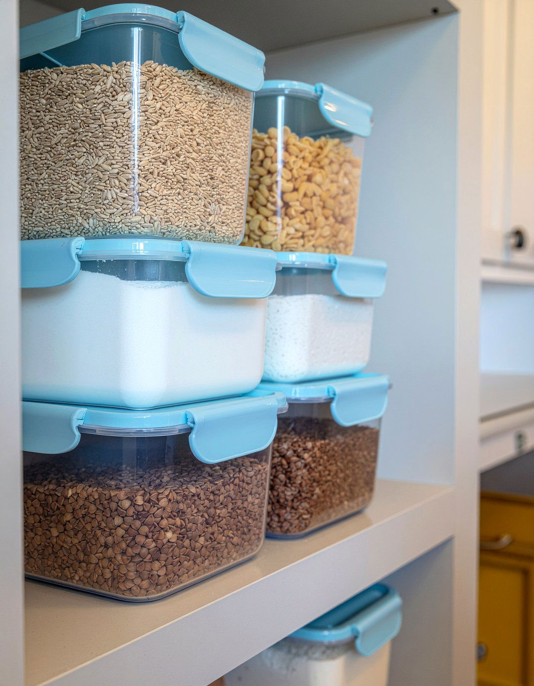 Airtight Food Storage - 30 kitchen cabinet organization ideas