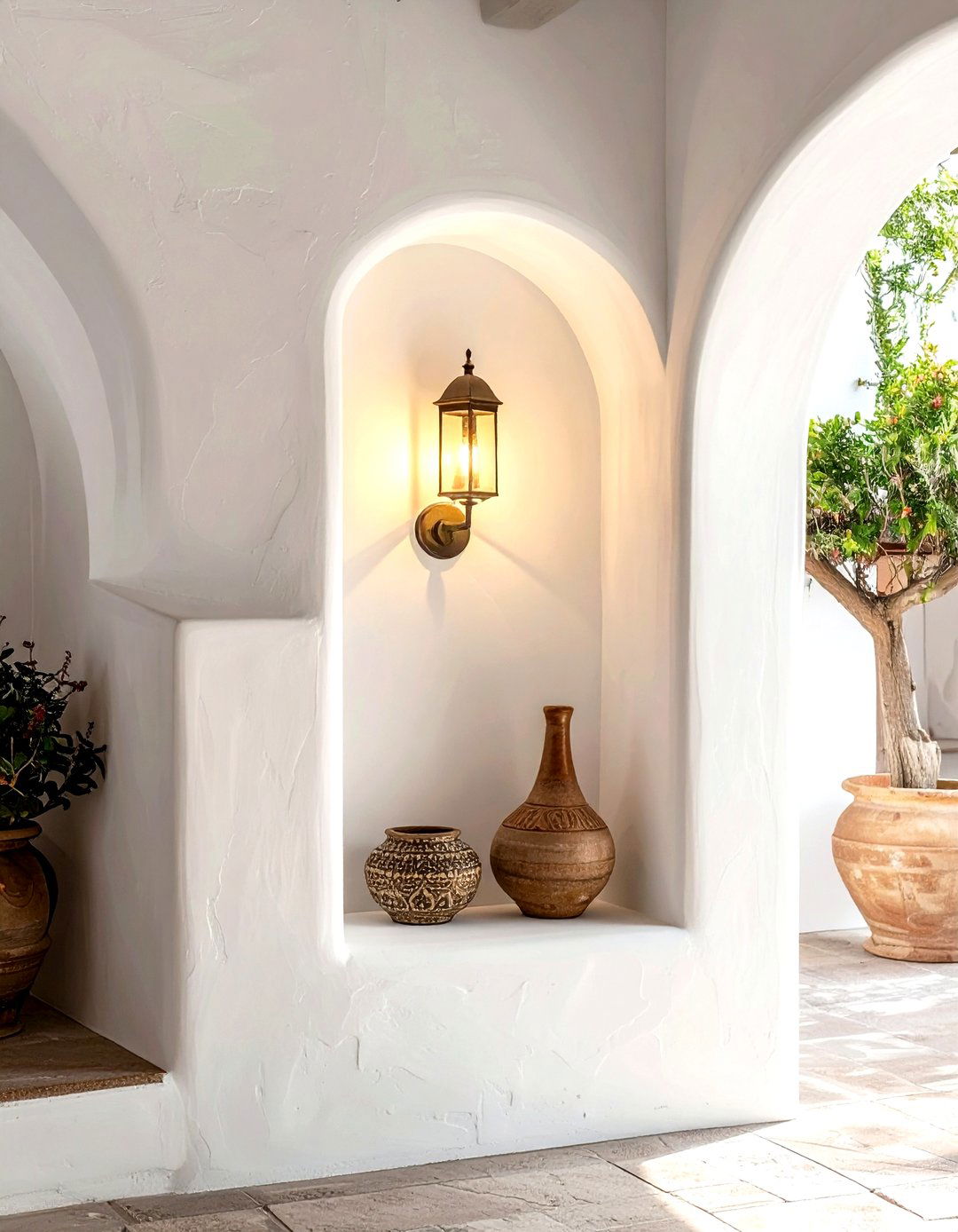 Alcove Placement - 30 living room lamp placement ideas