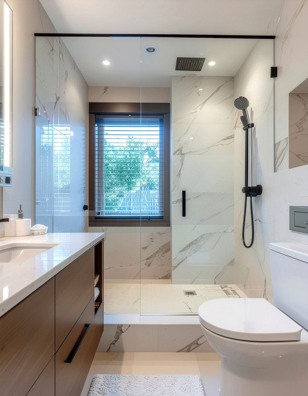 Alcove Shower Bathroom - 30 bathroom layout ideas