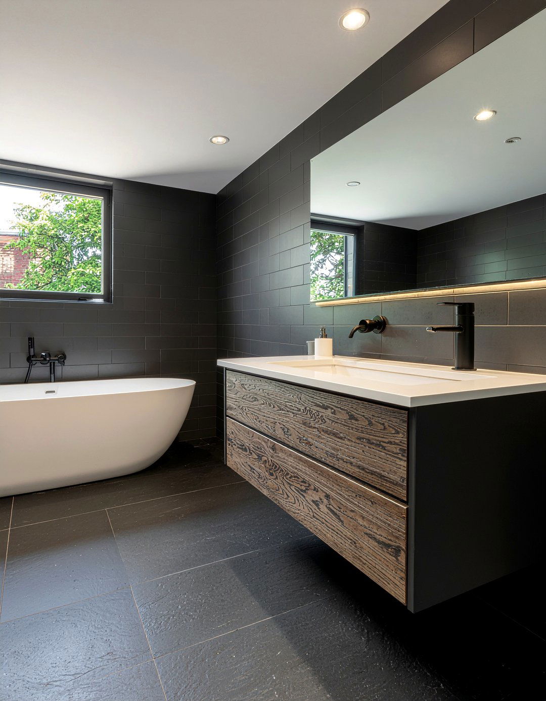 30 Monochromatic Bathroom Ideas for a Spa-Like Modern Oasis