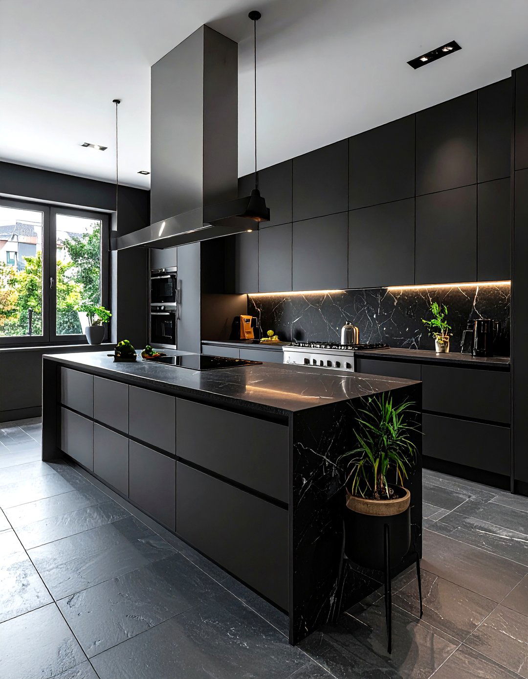All Black Kitchen - 30 unique kitchen ideas